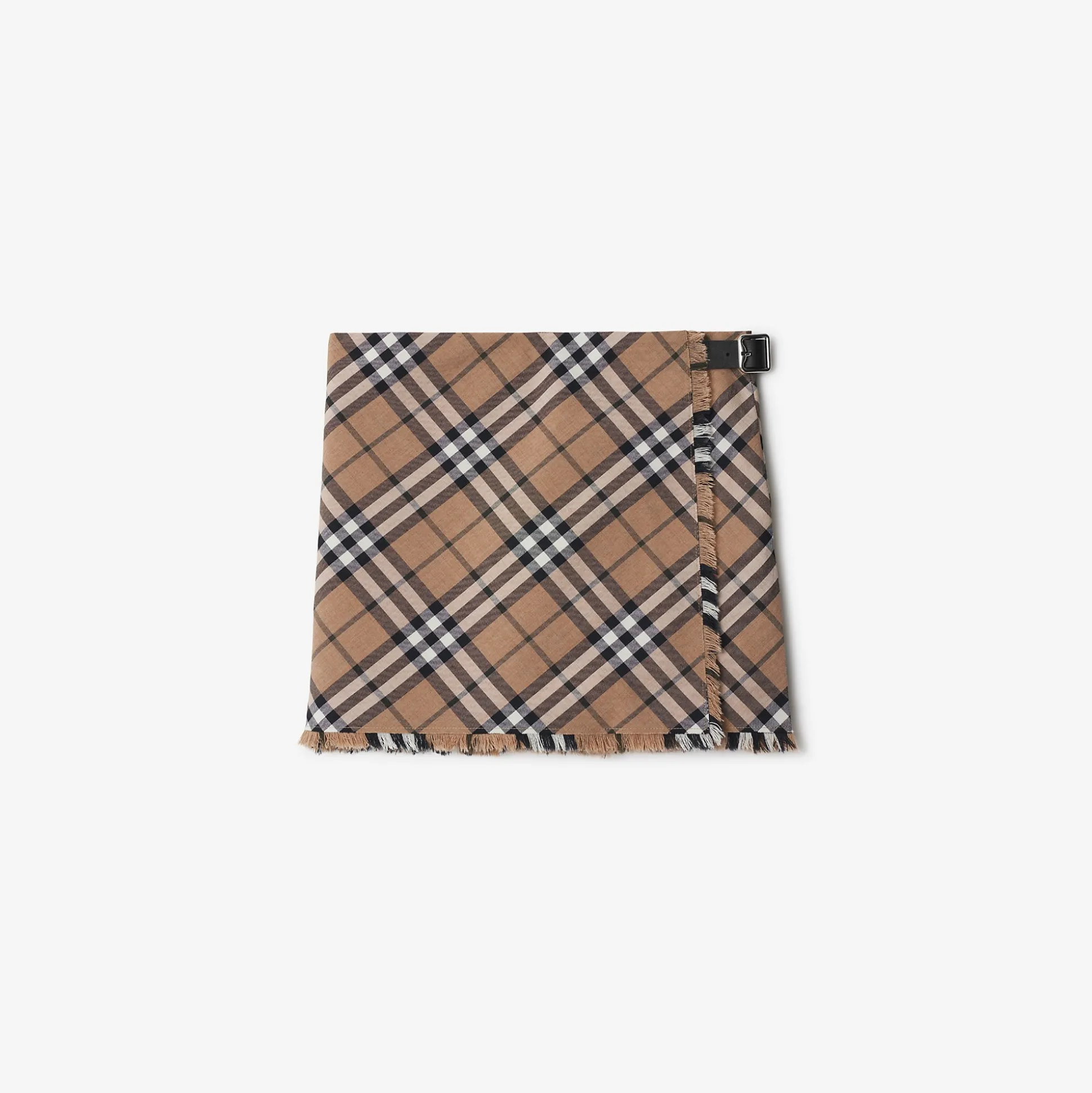 Online Burberry Check Wool Blend Mini Kilt Linden