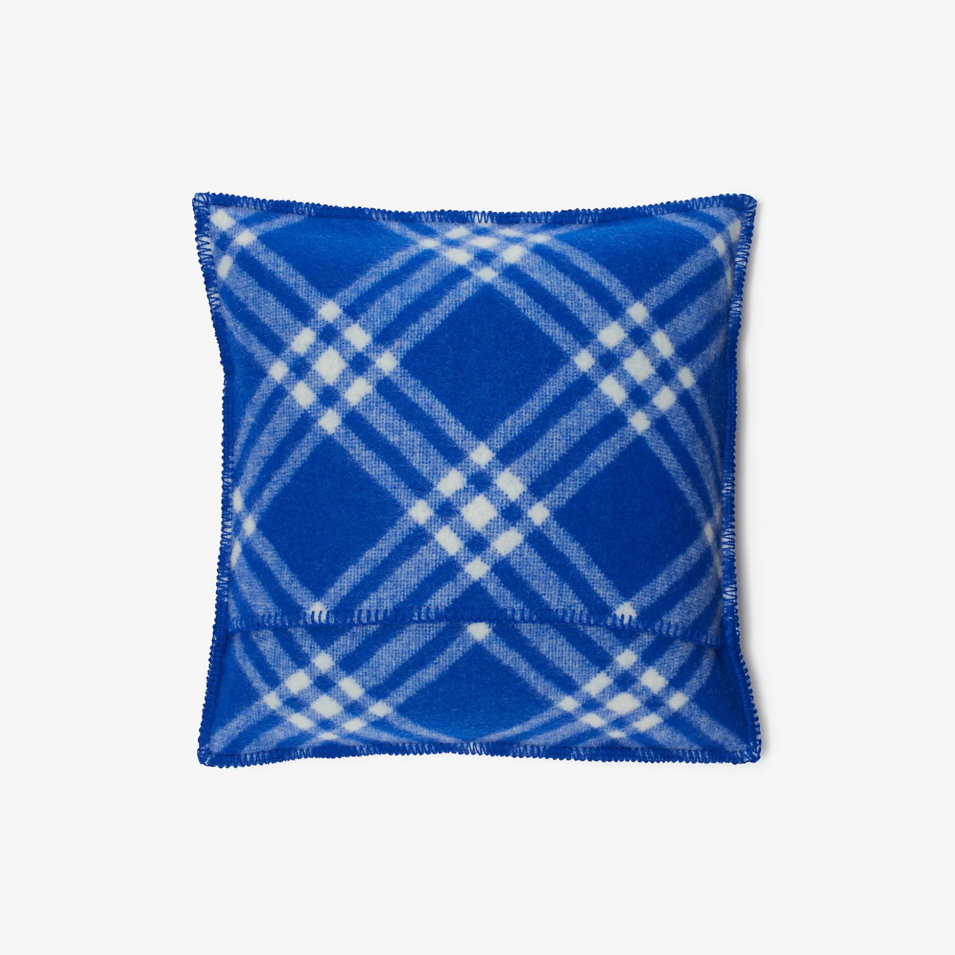 New Burberry Check Wool Cushion Knight