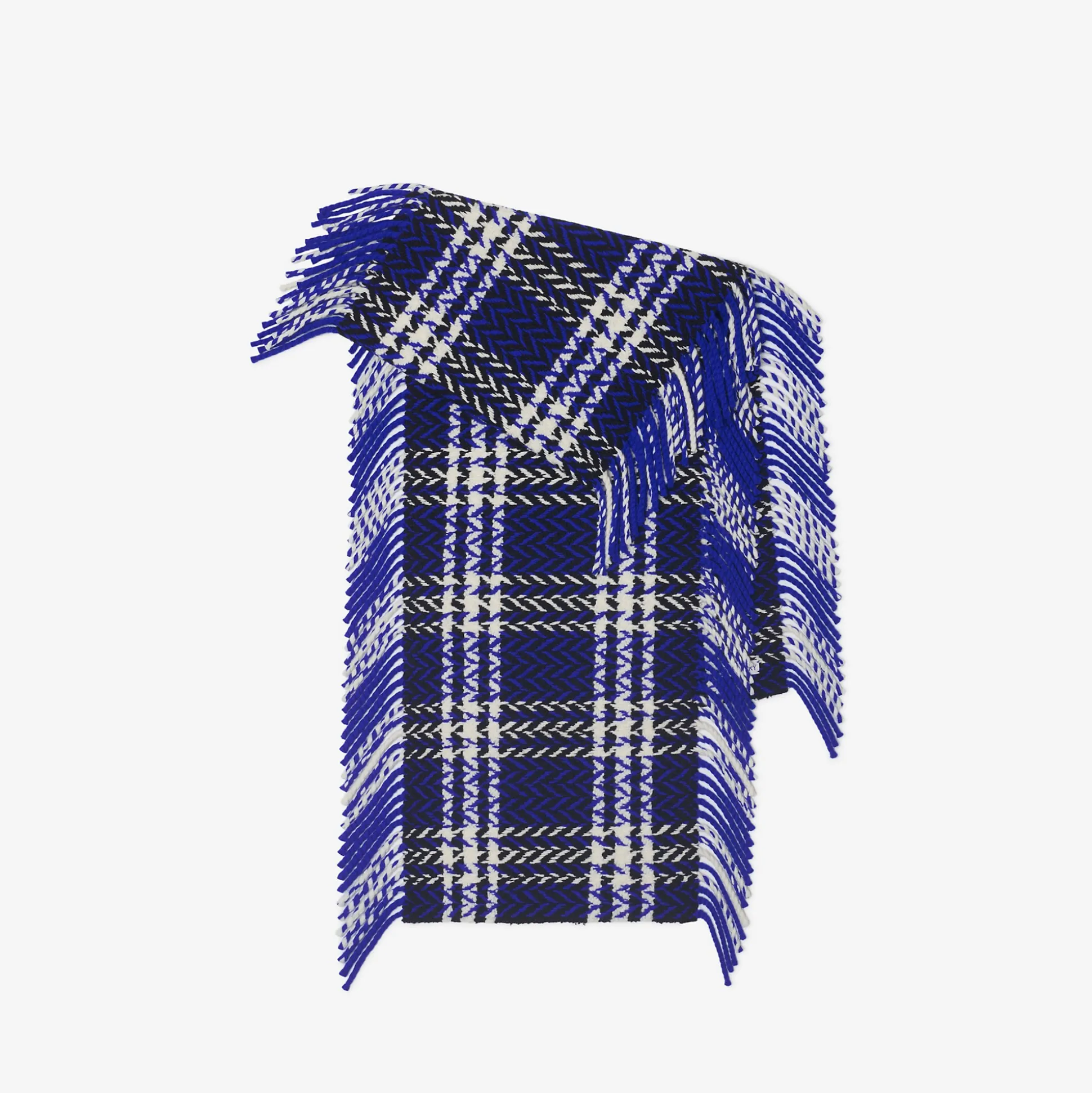 Flash Sale Burberry Check Wool Happy Scarf Knight