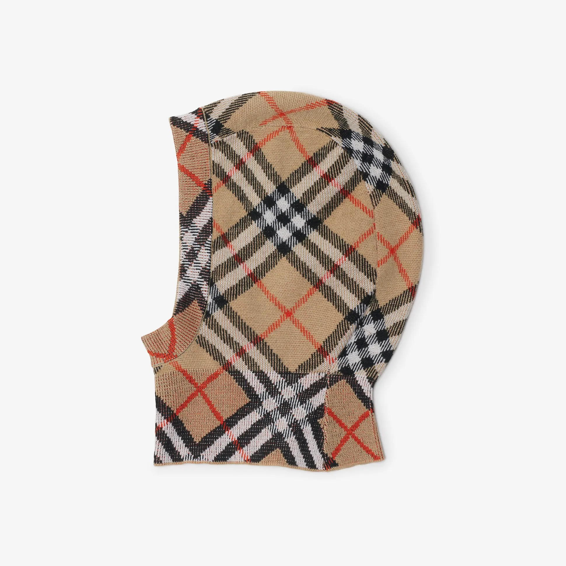 Flash Sale Burberry Check Wool Hood Sand