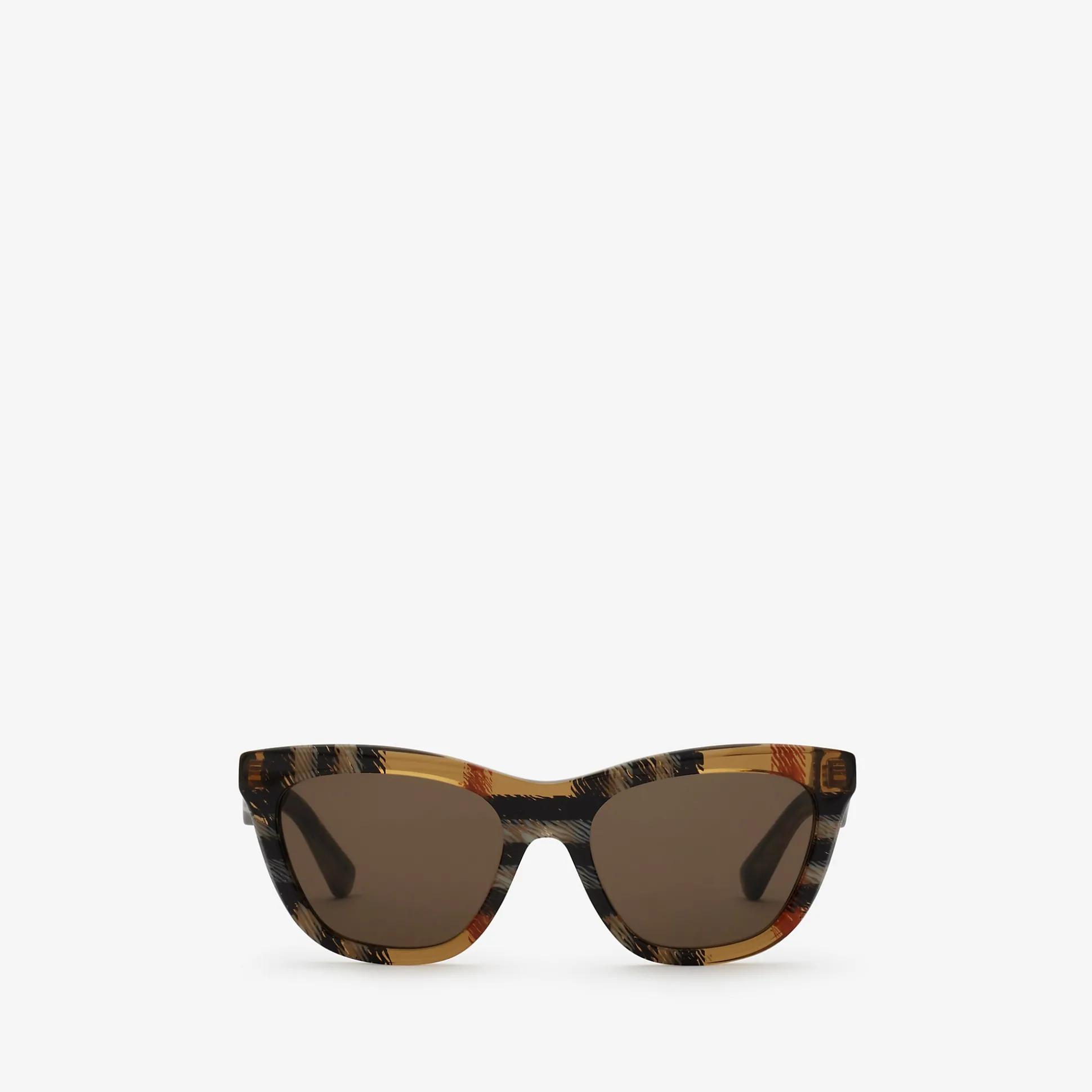 Flash Sale Burberry Code Cat-eye Sunglasses Sand