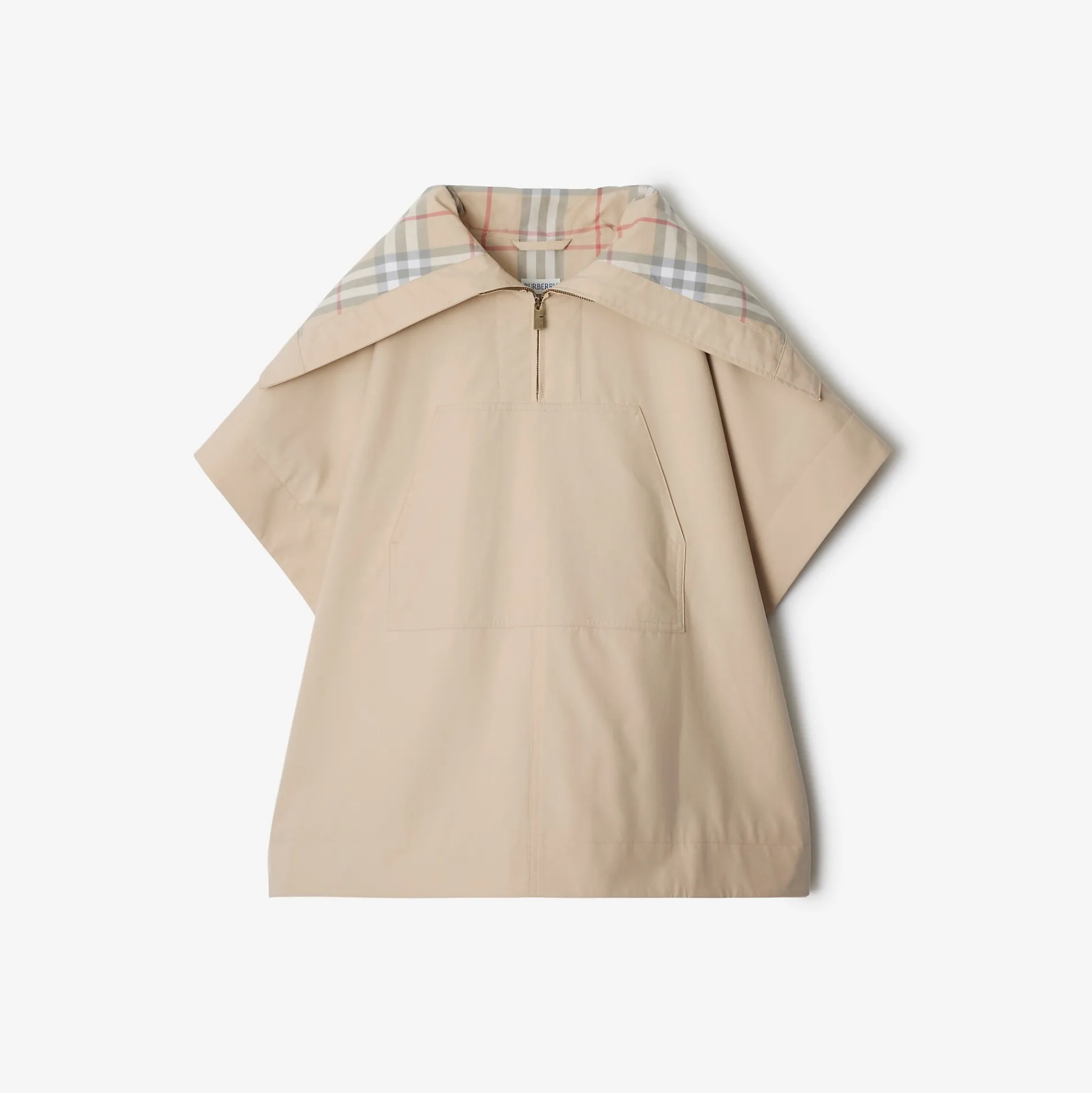 New Burberry Cotton Cape Palestone