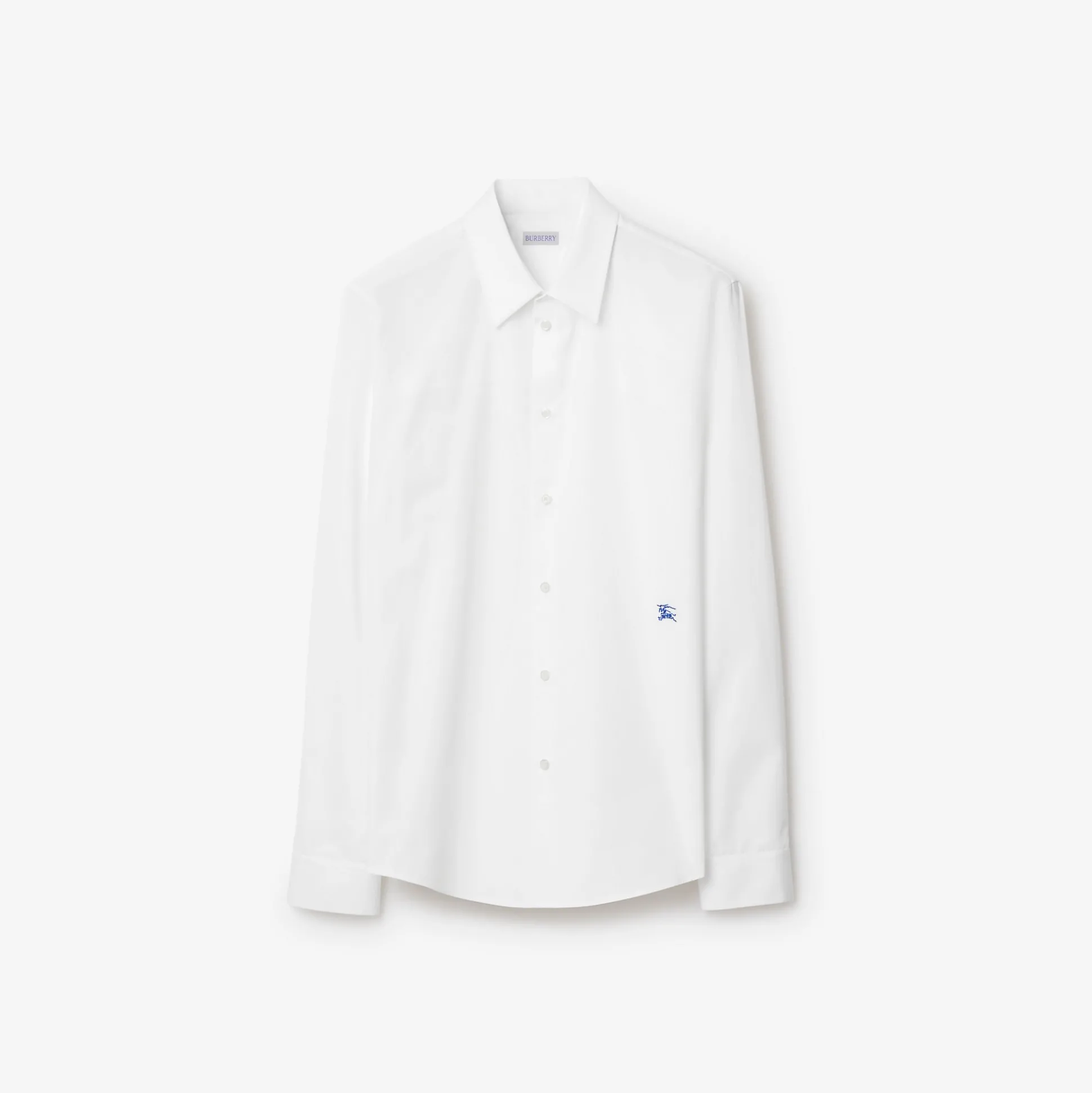 Cheap Burberry Cotton Formal Shirt White