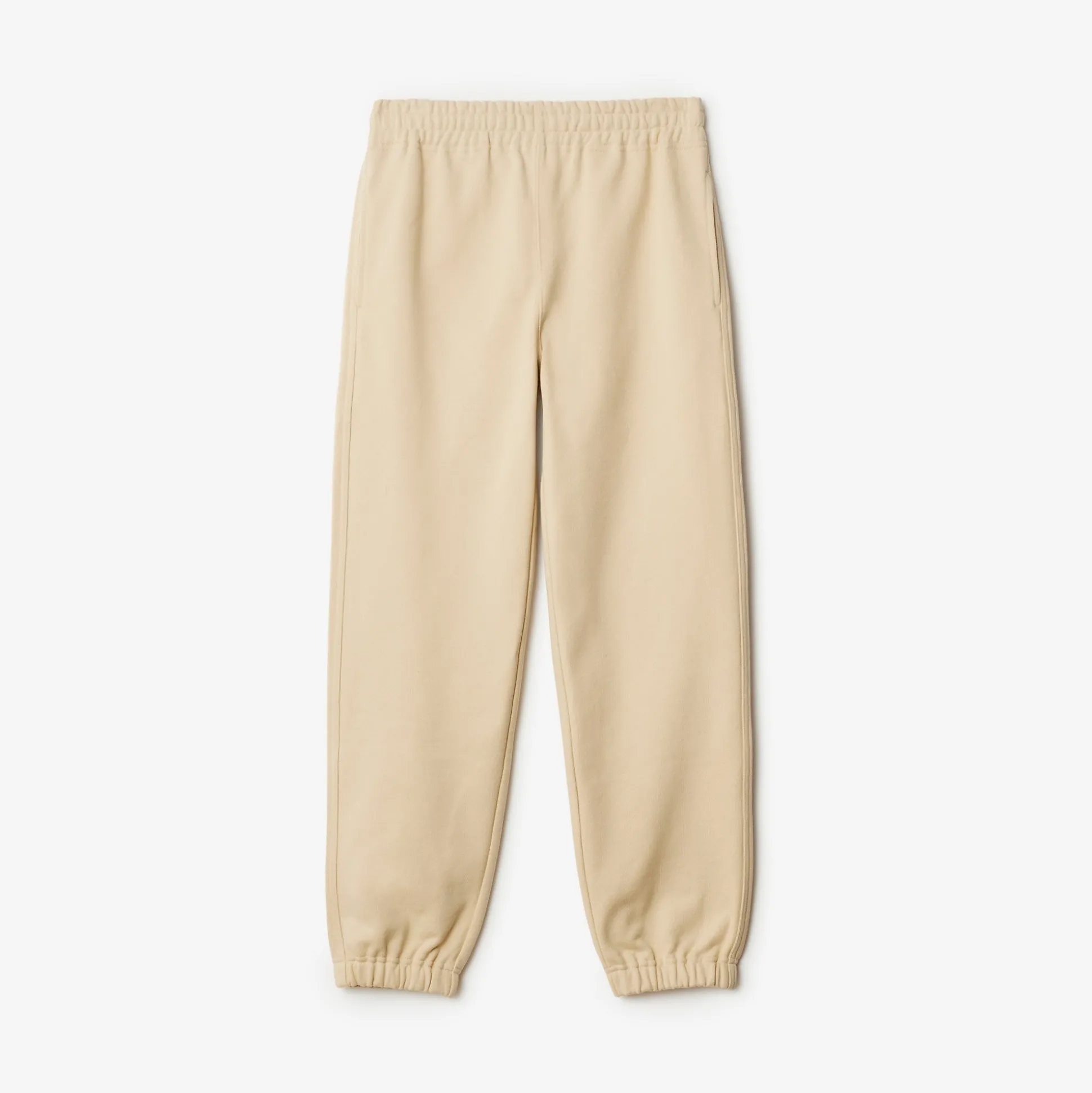 New Burberry Cotton Jogging Pants Nutmeg