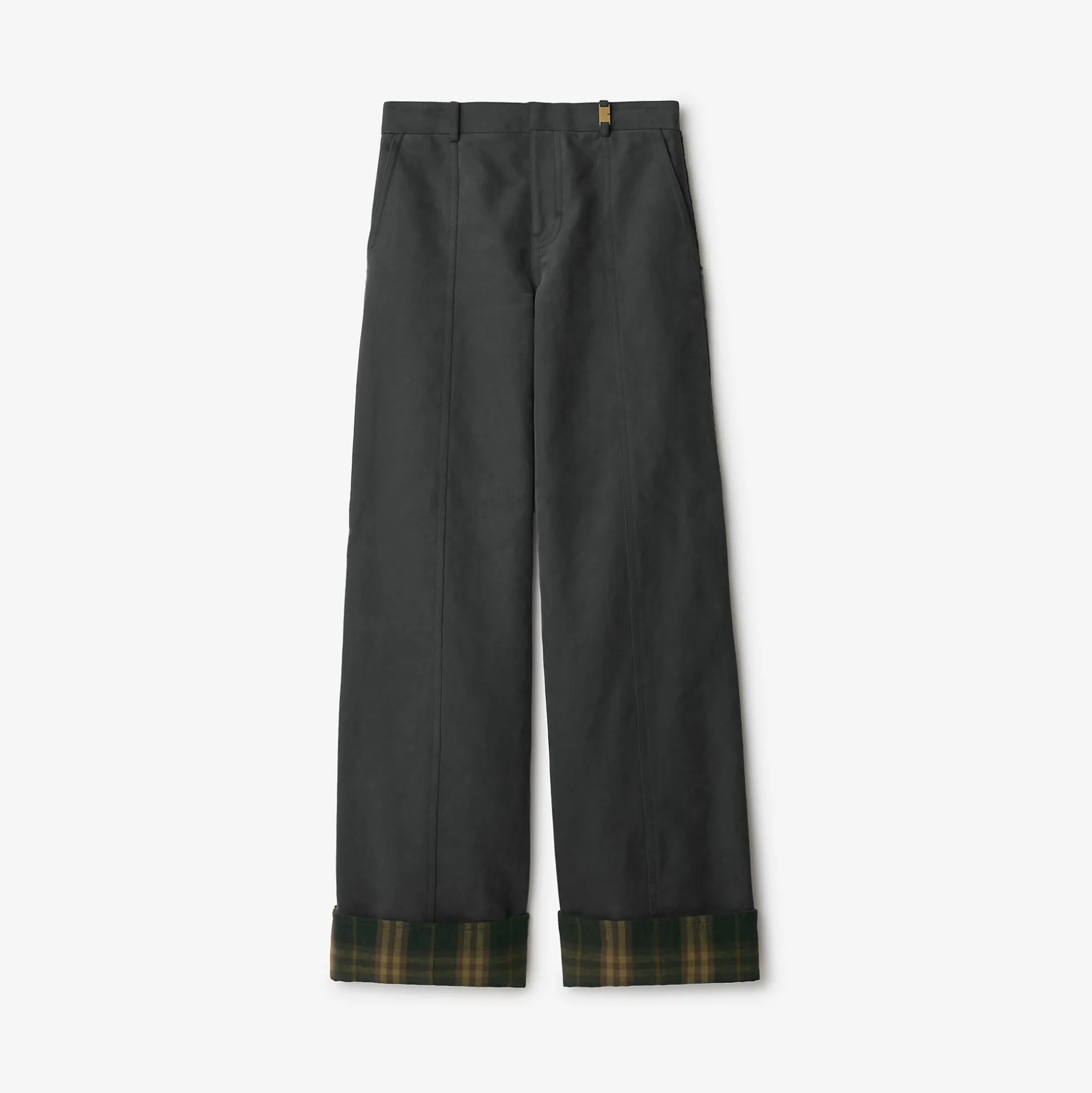 Hot Burberry Cotton Nylon Trousers Cinder