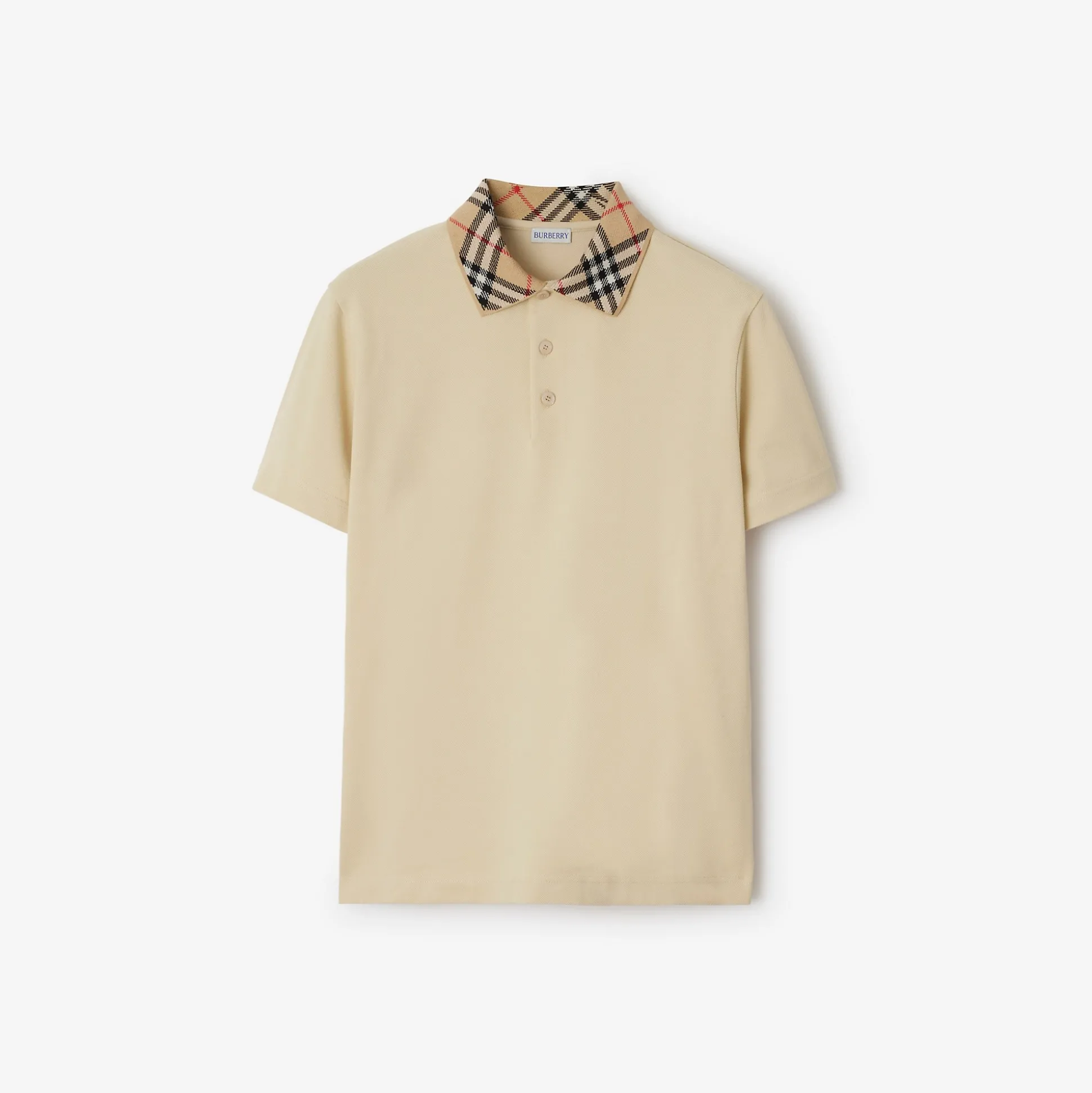 Fashion Burberry Cotton Polo Shirt Nutmeg