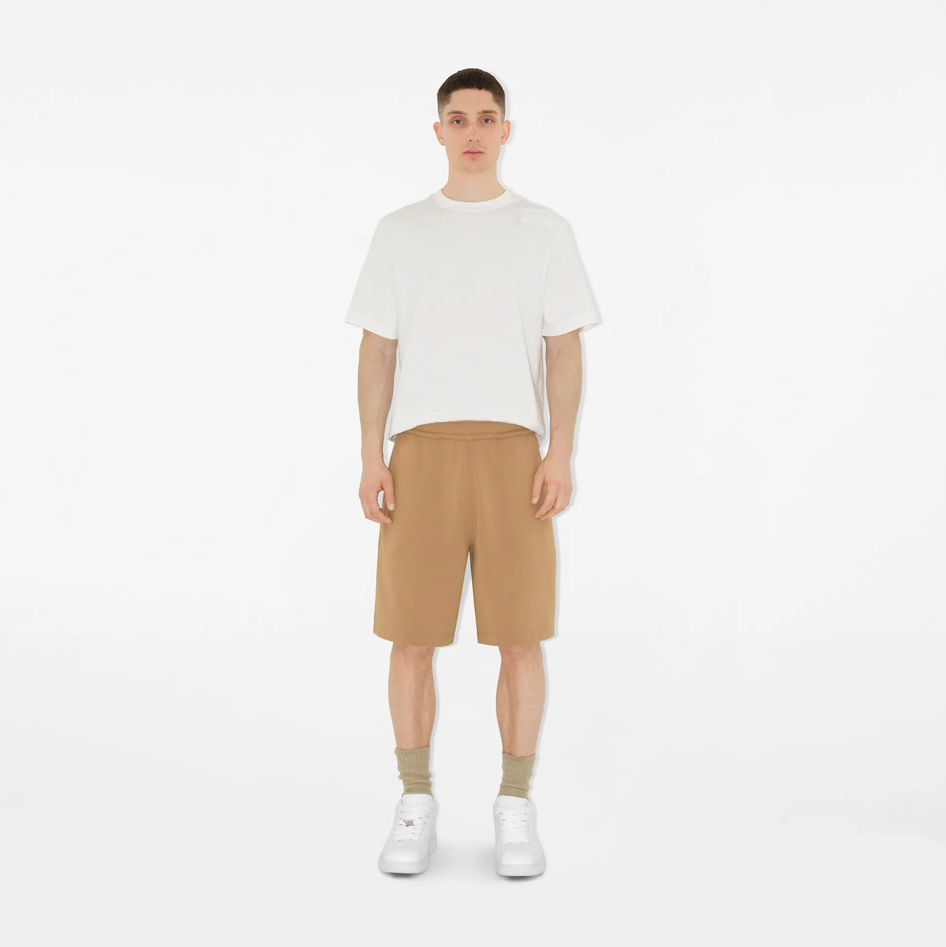 Flash Sale Burberry Cotton Shorts Camel