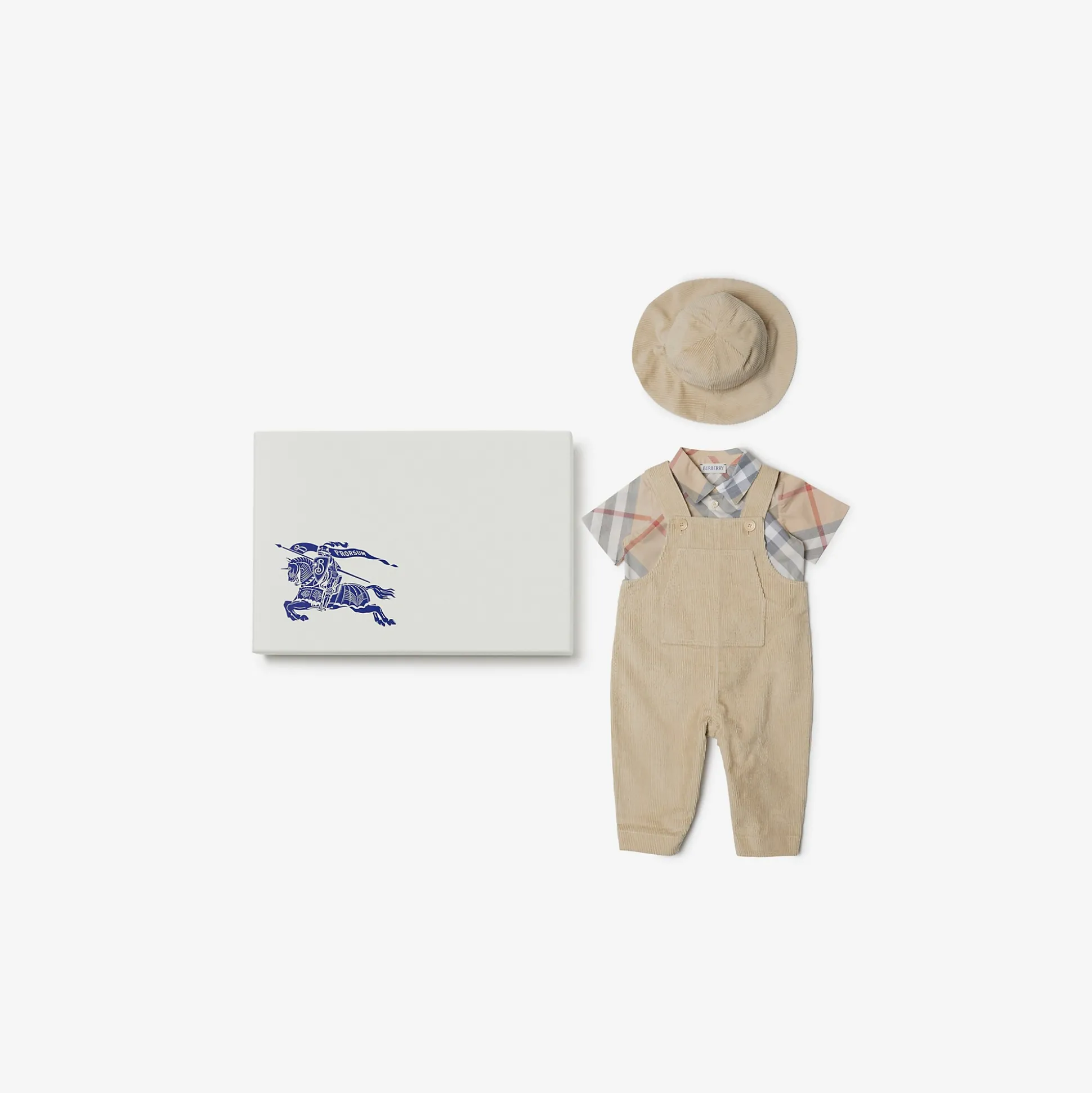 Cheap Burberry Cotton Three-piece Baby Gift Set Palestone