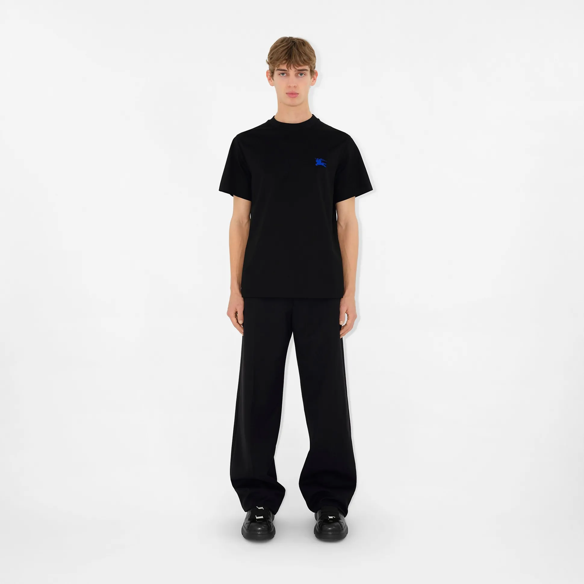 Online Burberry Cotton T-shirt Black