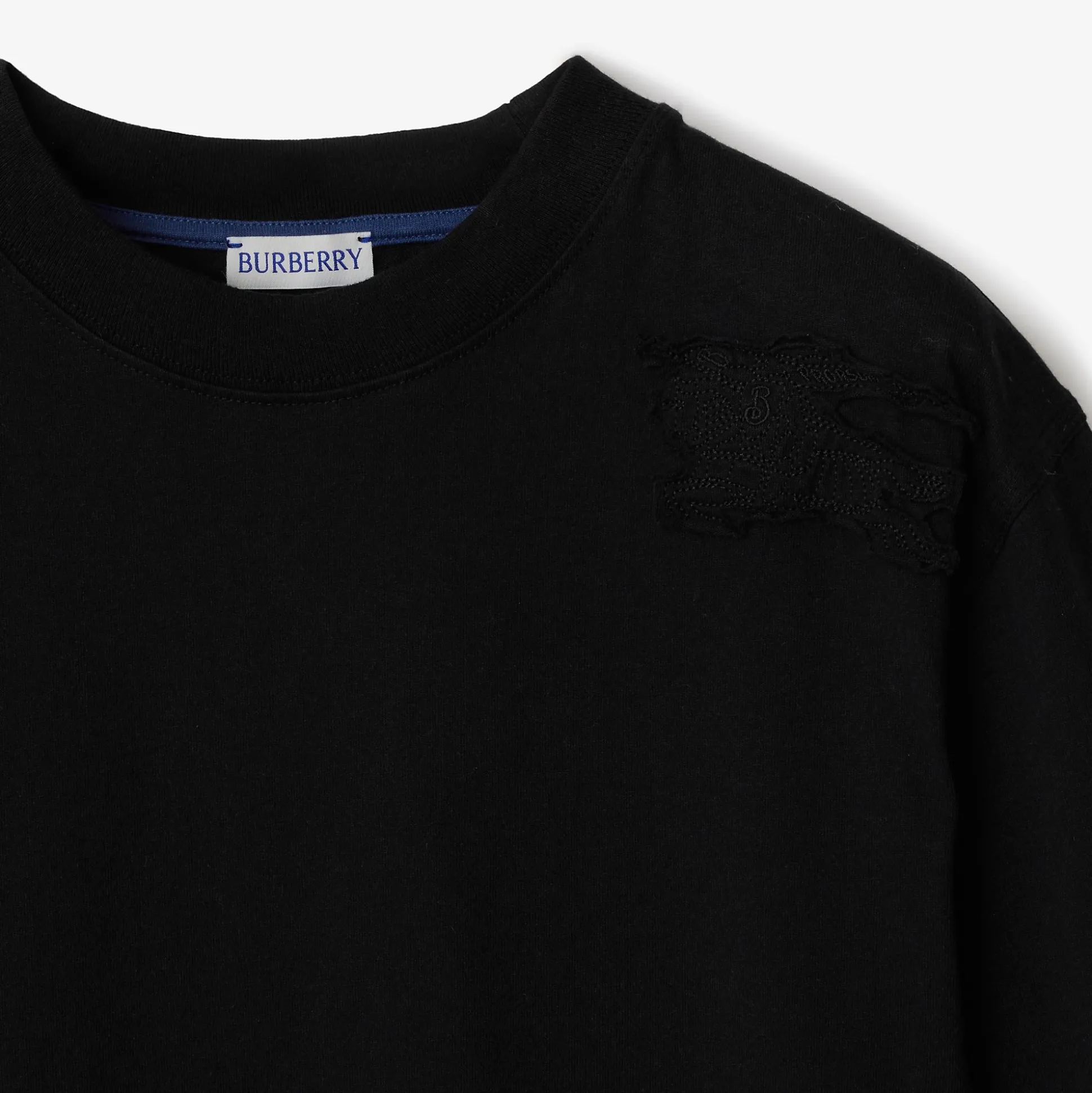 New Burberry Cotton T-shirt Black