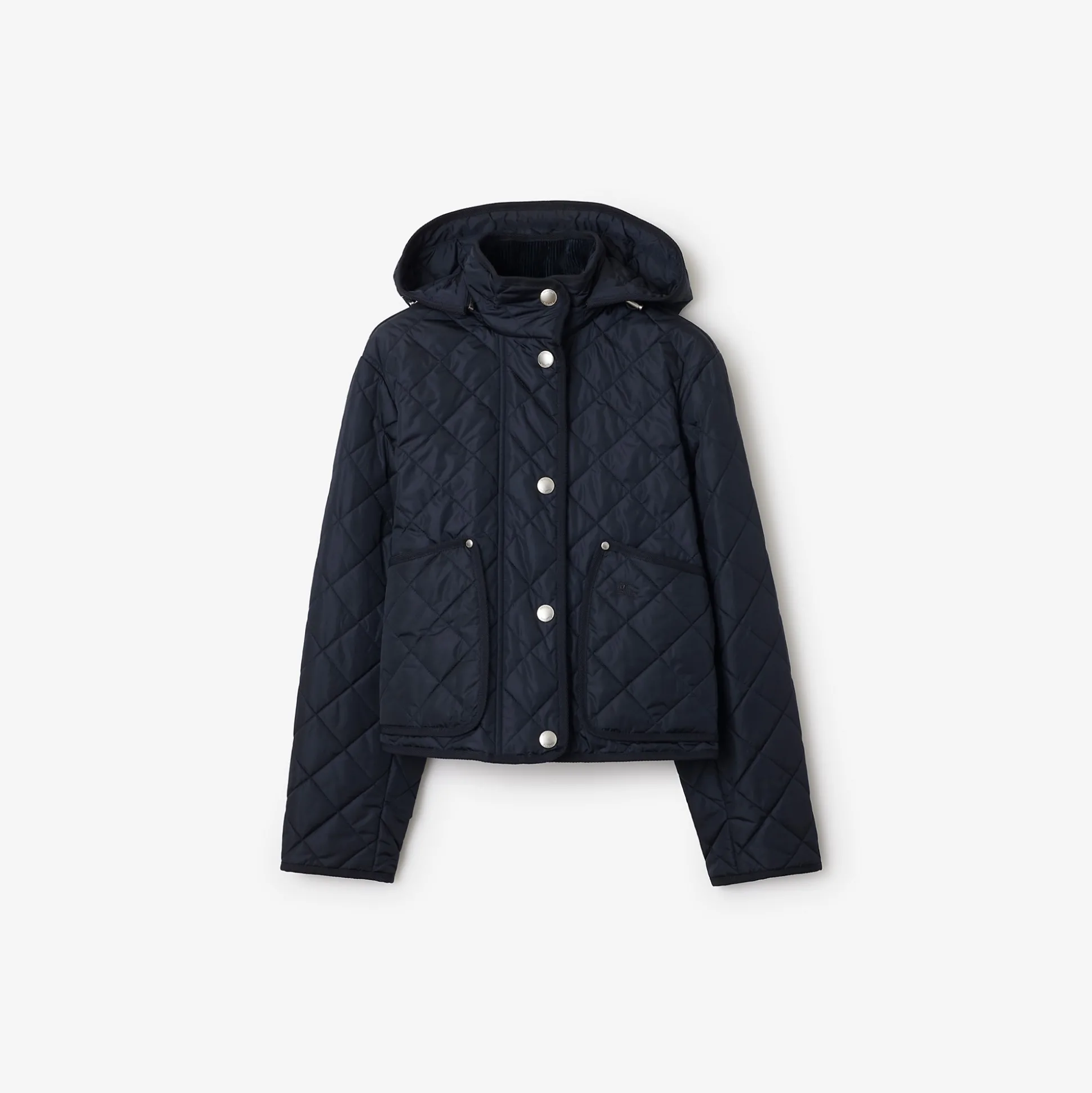 Best Burberry Cropped Quilted Nylon Jacket Storm