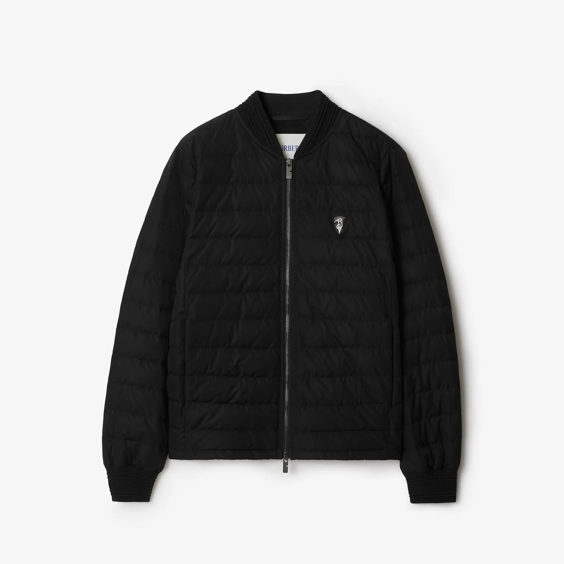 Shop Burberry Dalham Puffer Jacket Black