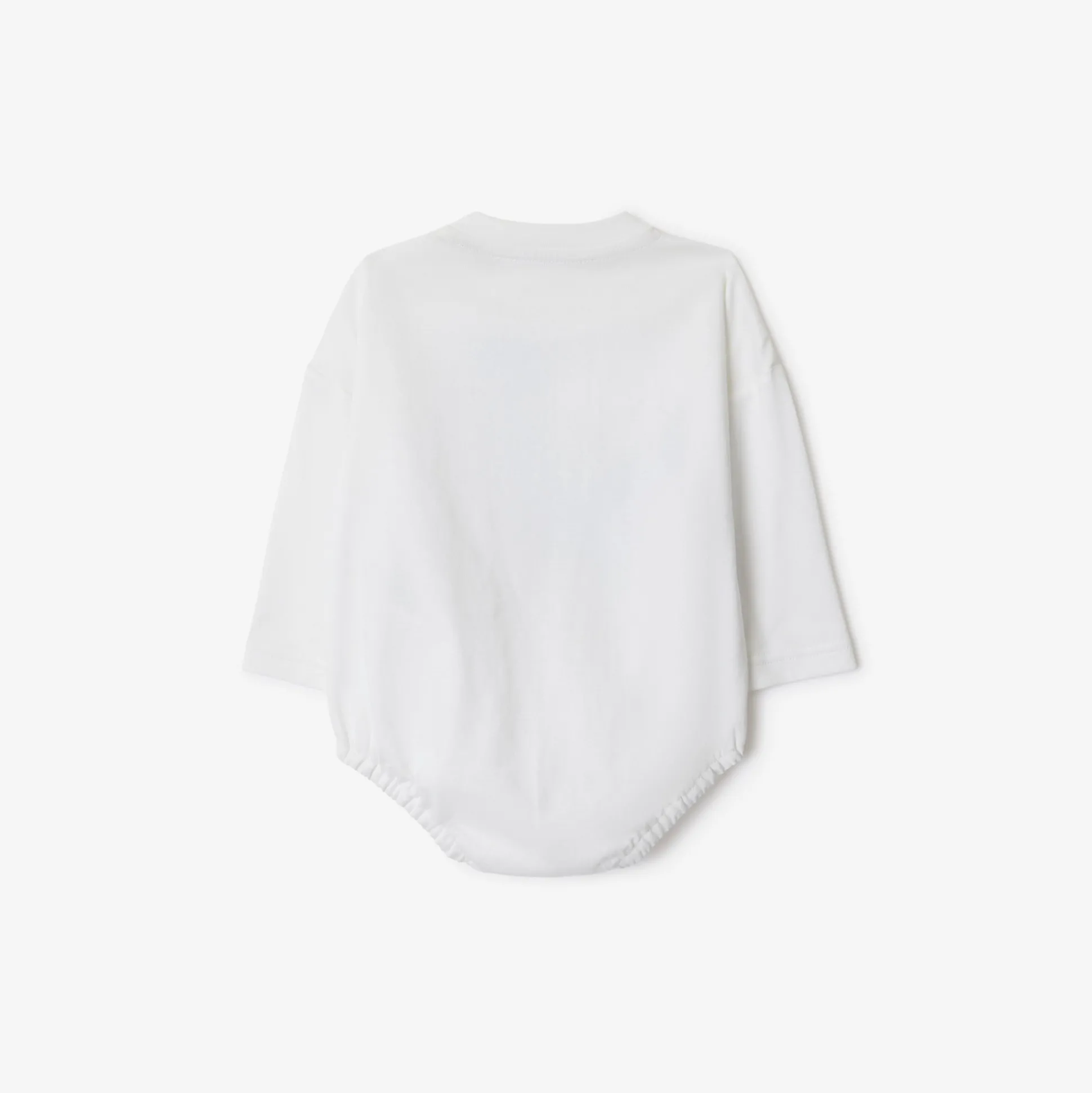 Sale Burberry Duckling Cotton Bodysuit White