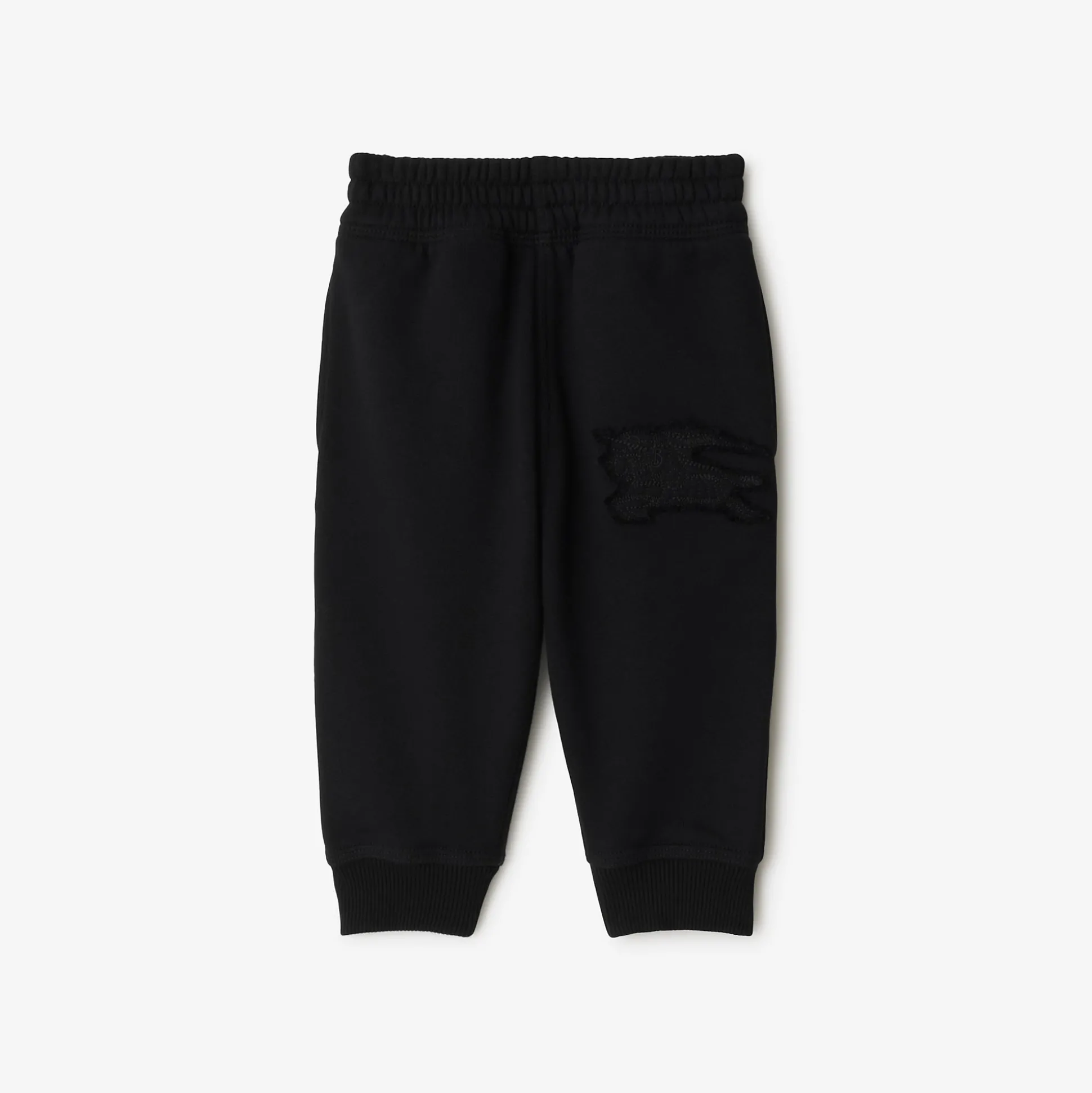 Sale Burberry EKD Cotton Jogging Pants BLACK