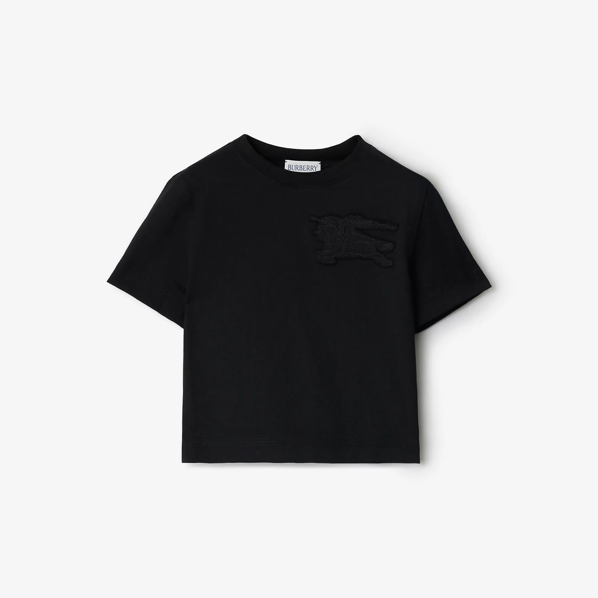 Fashion Burberry EKD Cotton T-shirt Black