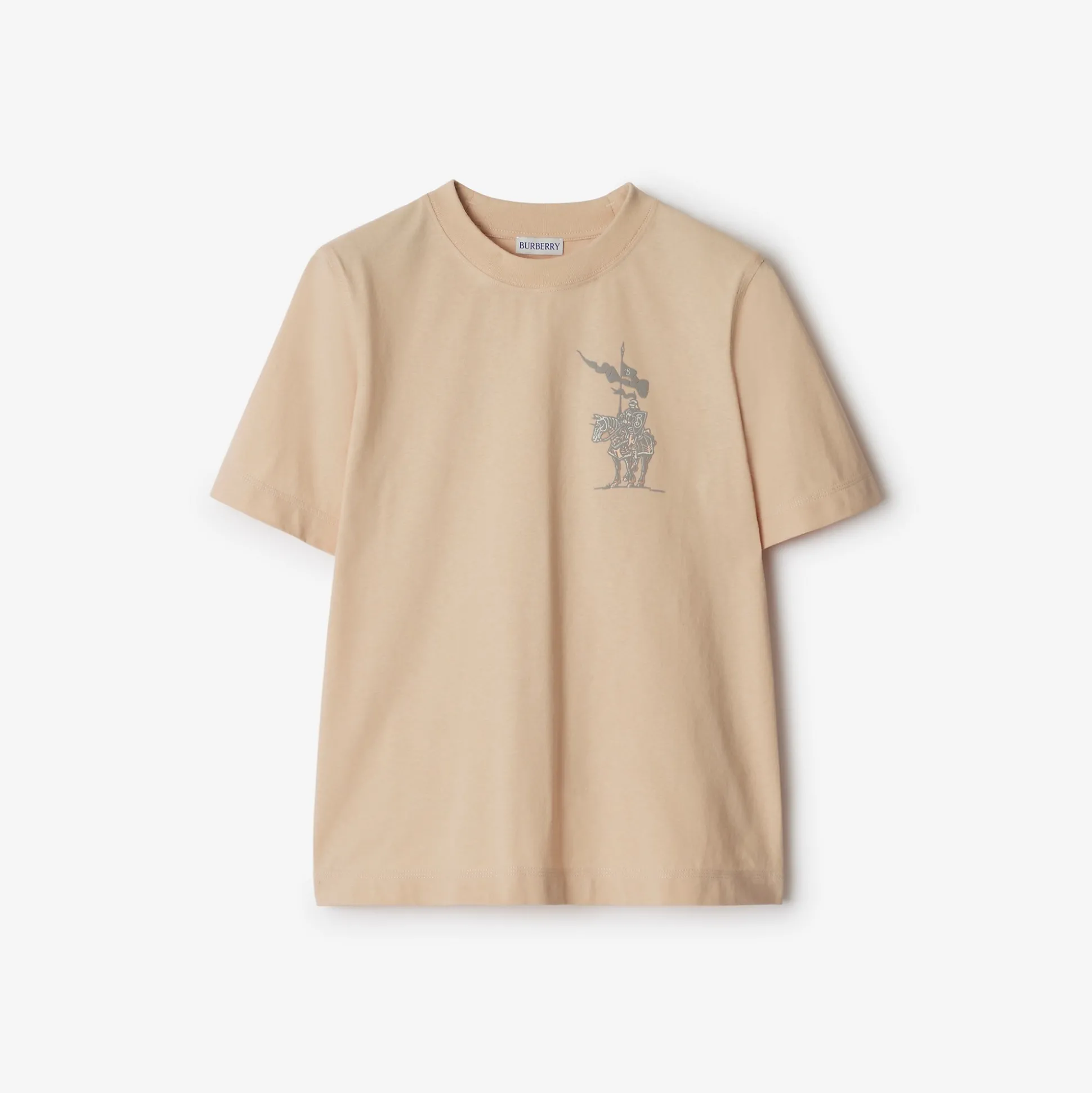 New Burberry EKD Cotton T-shirt Teacup