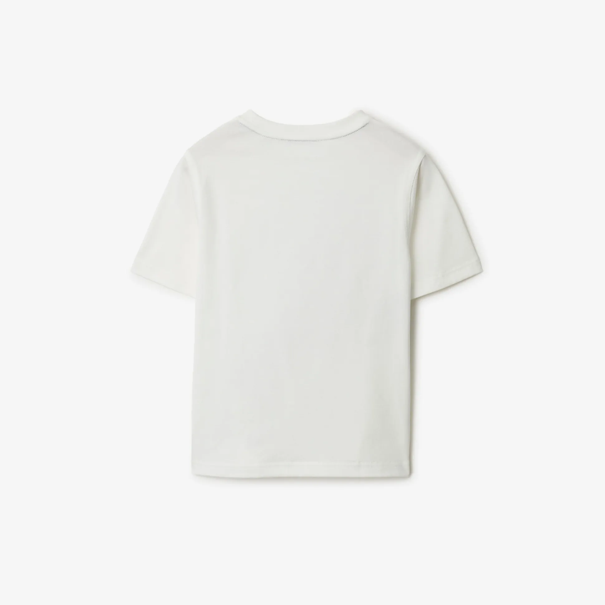 Shop Burberry EKD Cotton T-shirt Salt