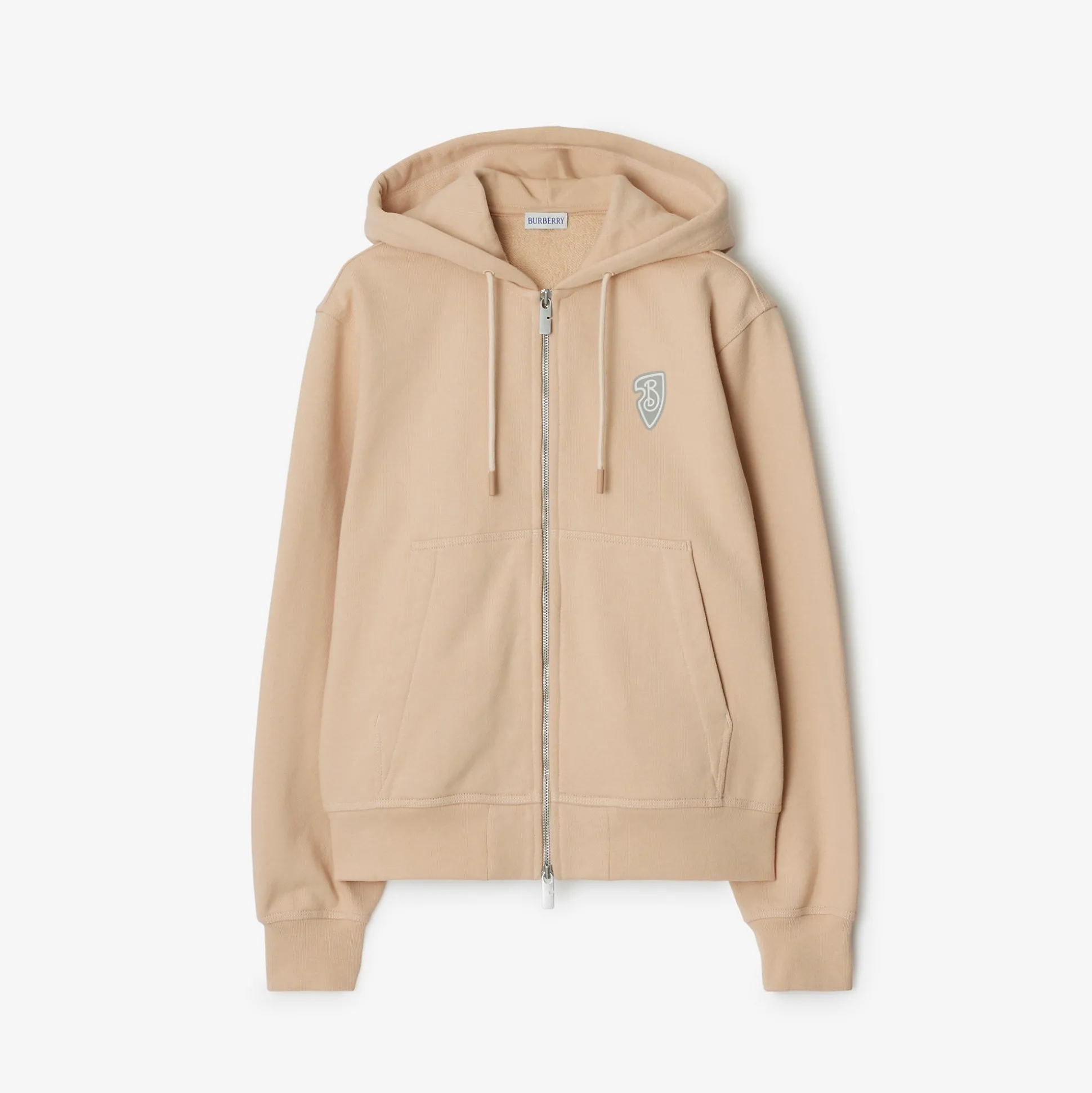 Store Burberry EKD Cotton Zip Hoodie Teacup