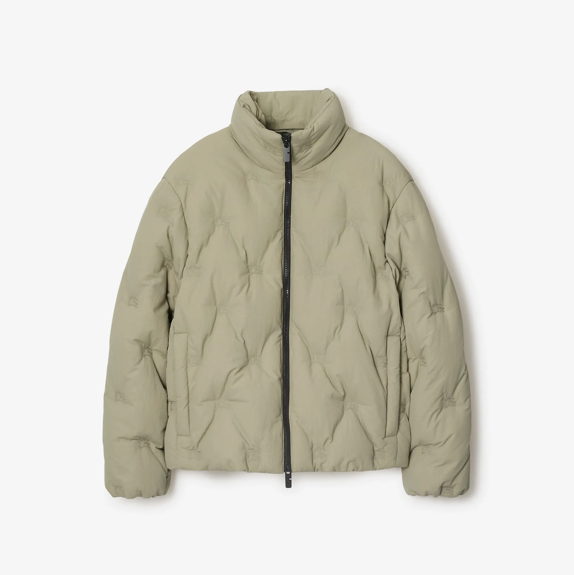 Outlet Burberry EKD Nylon Preston Padded Jacket Lichen