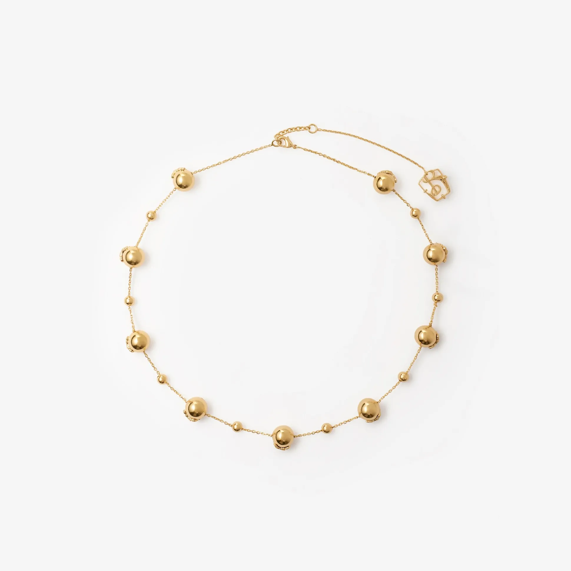 Store Burberry EKD Sphere Necklace Gold