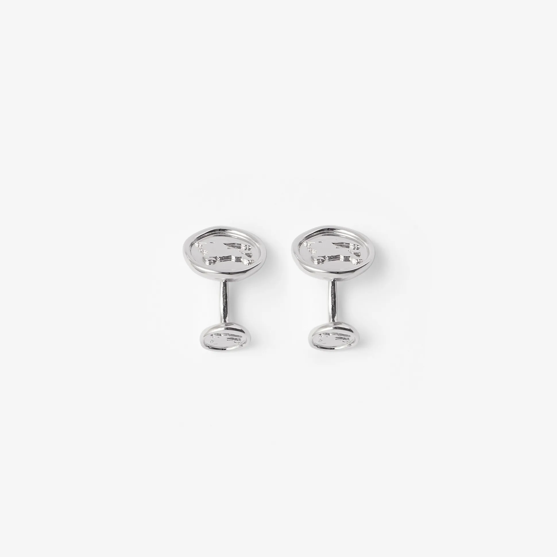 Best Burberry EKD Stamp Cufflinks Silver