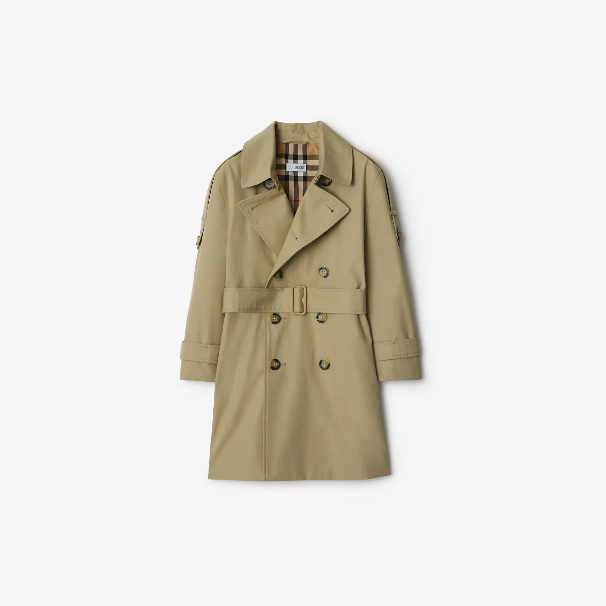 Discount Burberry Gabardine Trench Coat Hunter