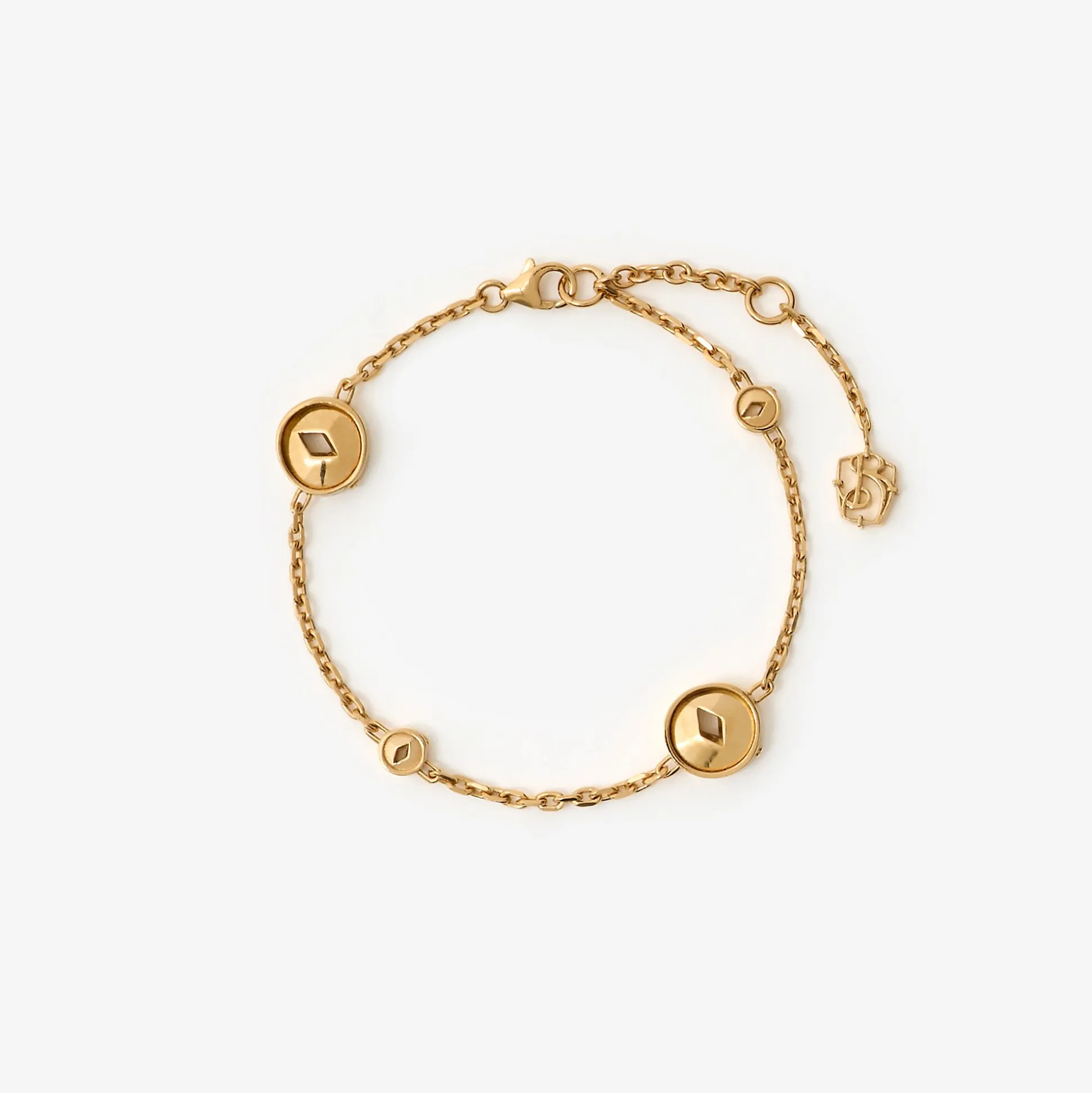 Sale Burberry Hollow Medallion Bracelet Gold