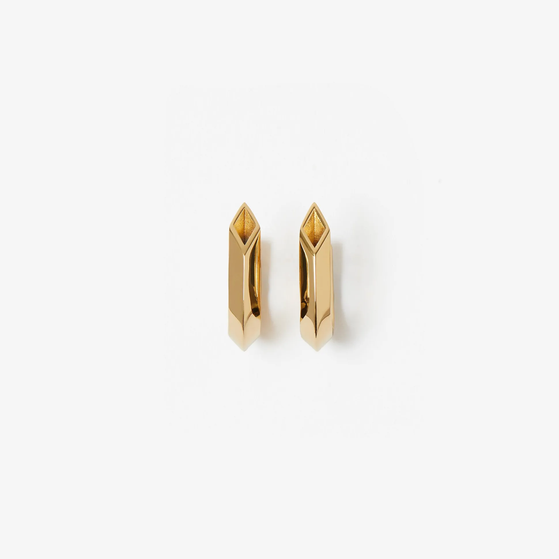 Discount Burberry Hollow Spike Earrings Gold