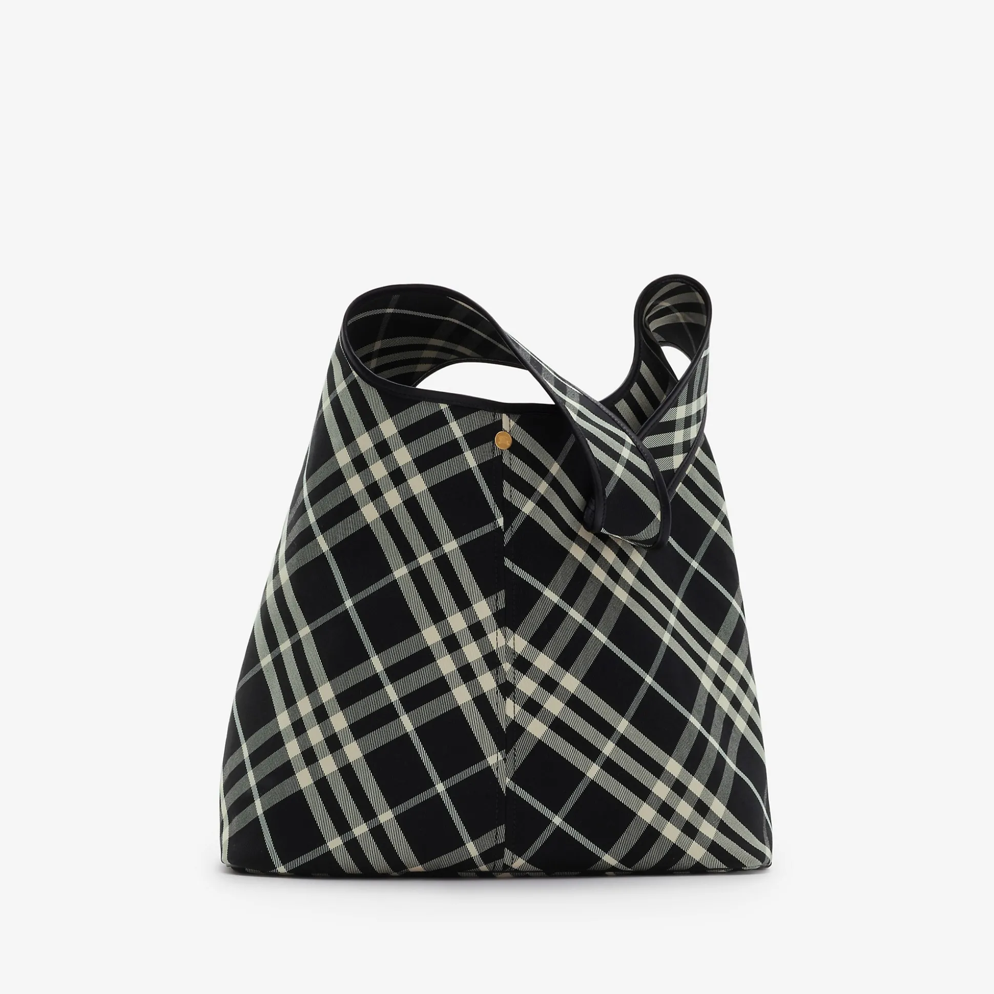 Cheap Burberry Large Check Shoulder Bag Black/calico