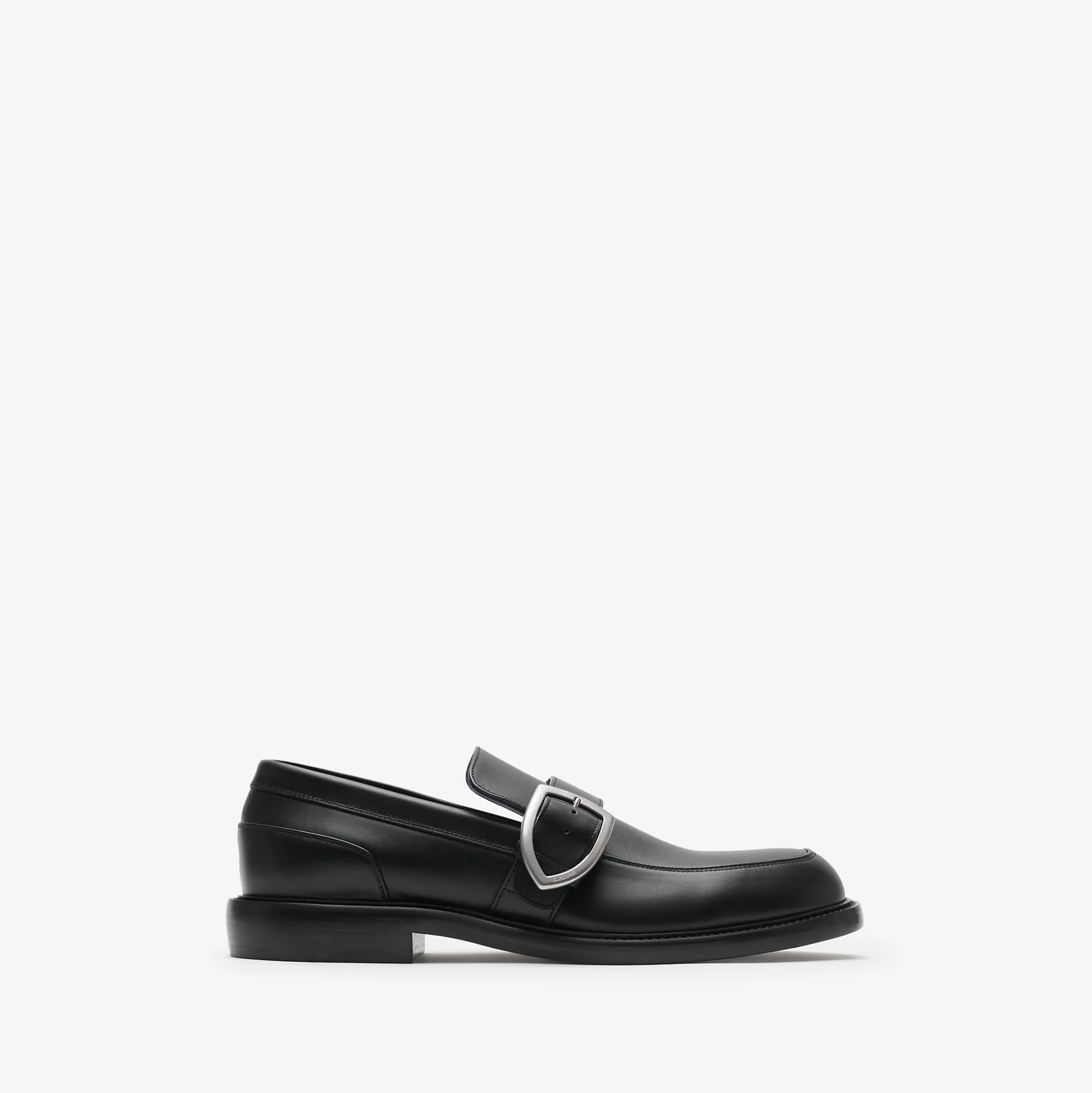 Flash Sale Burberry Leather Cobble Loafers Black