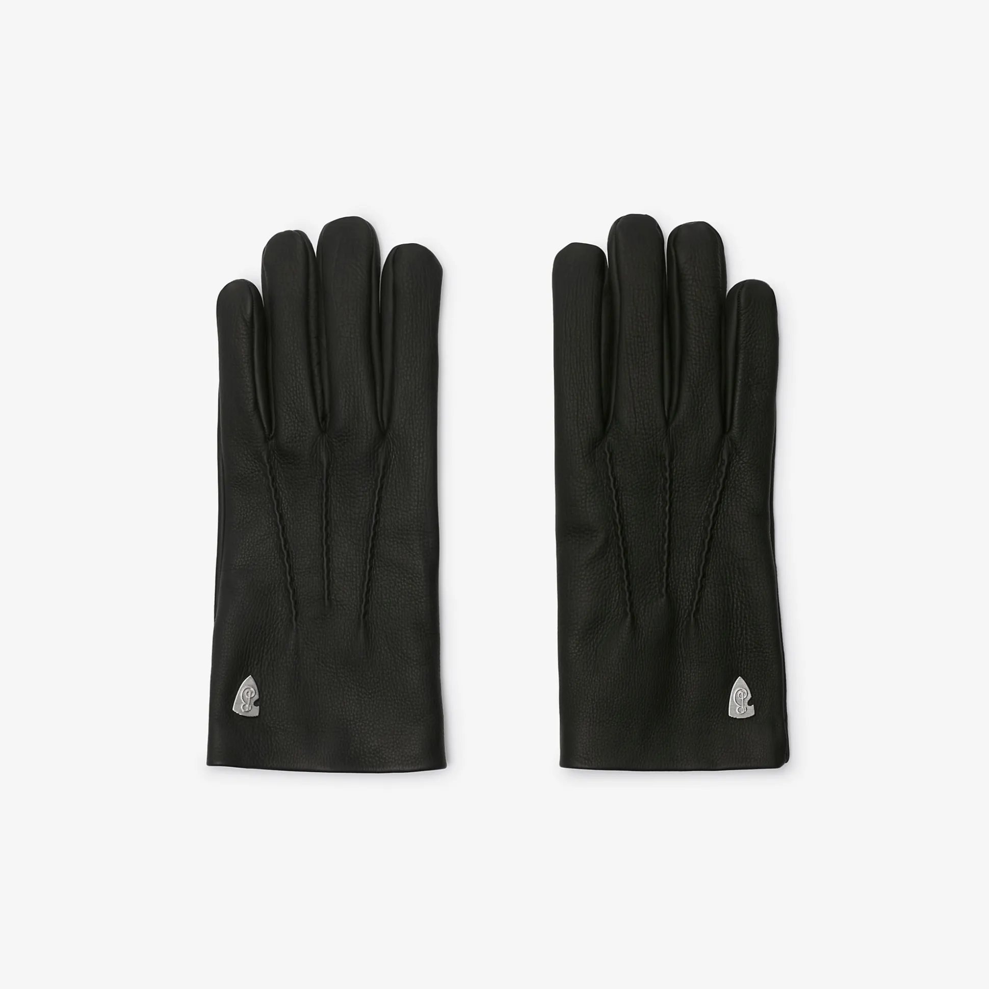 Cheap Burberry Leather Gloves Black