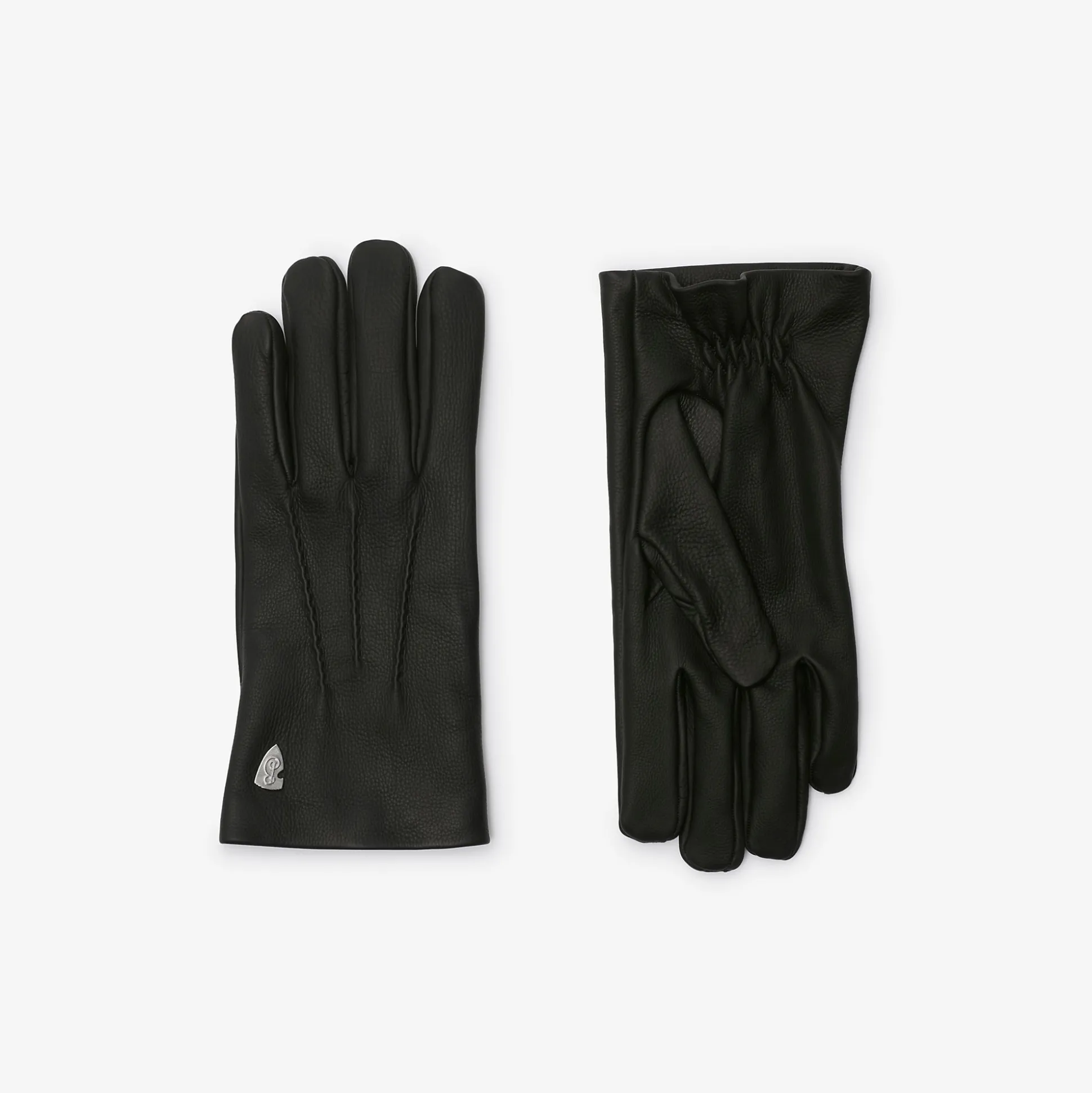 Cheap Burberry Leather Gloves Black