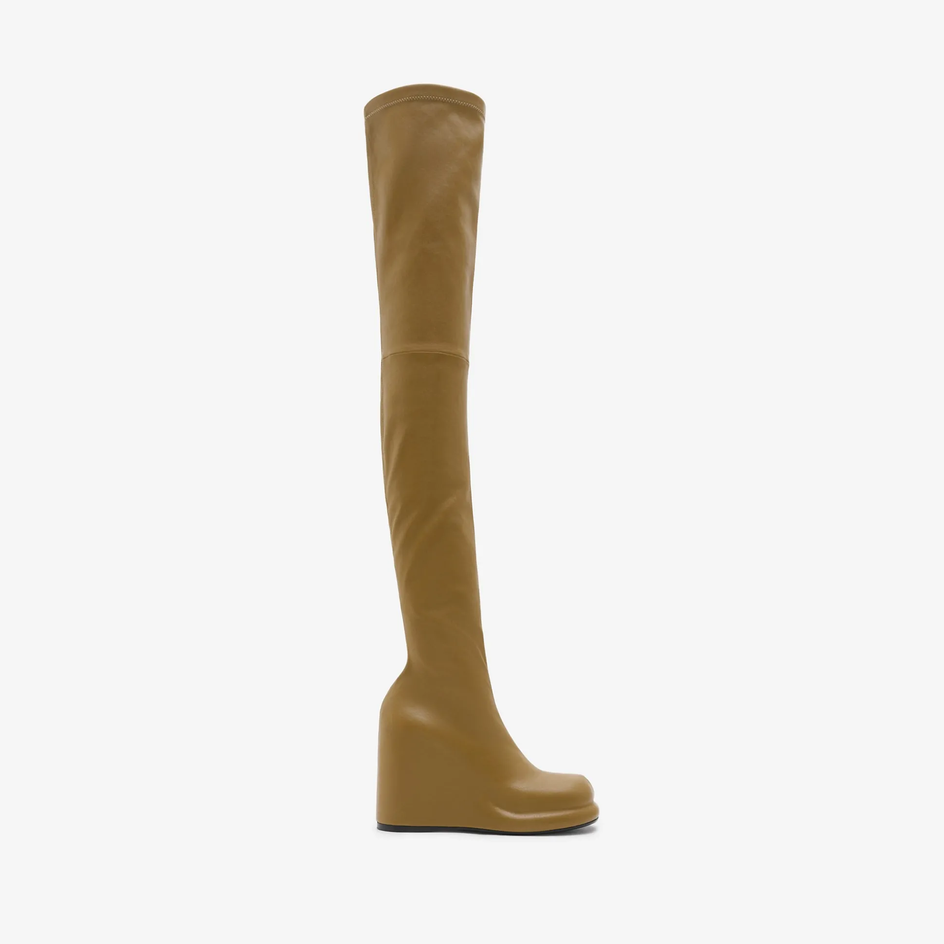 Store Burberry Leather Pillar High Boots Shrew