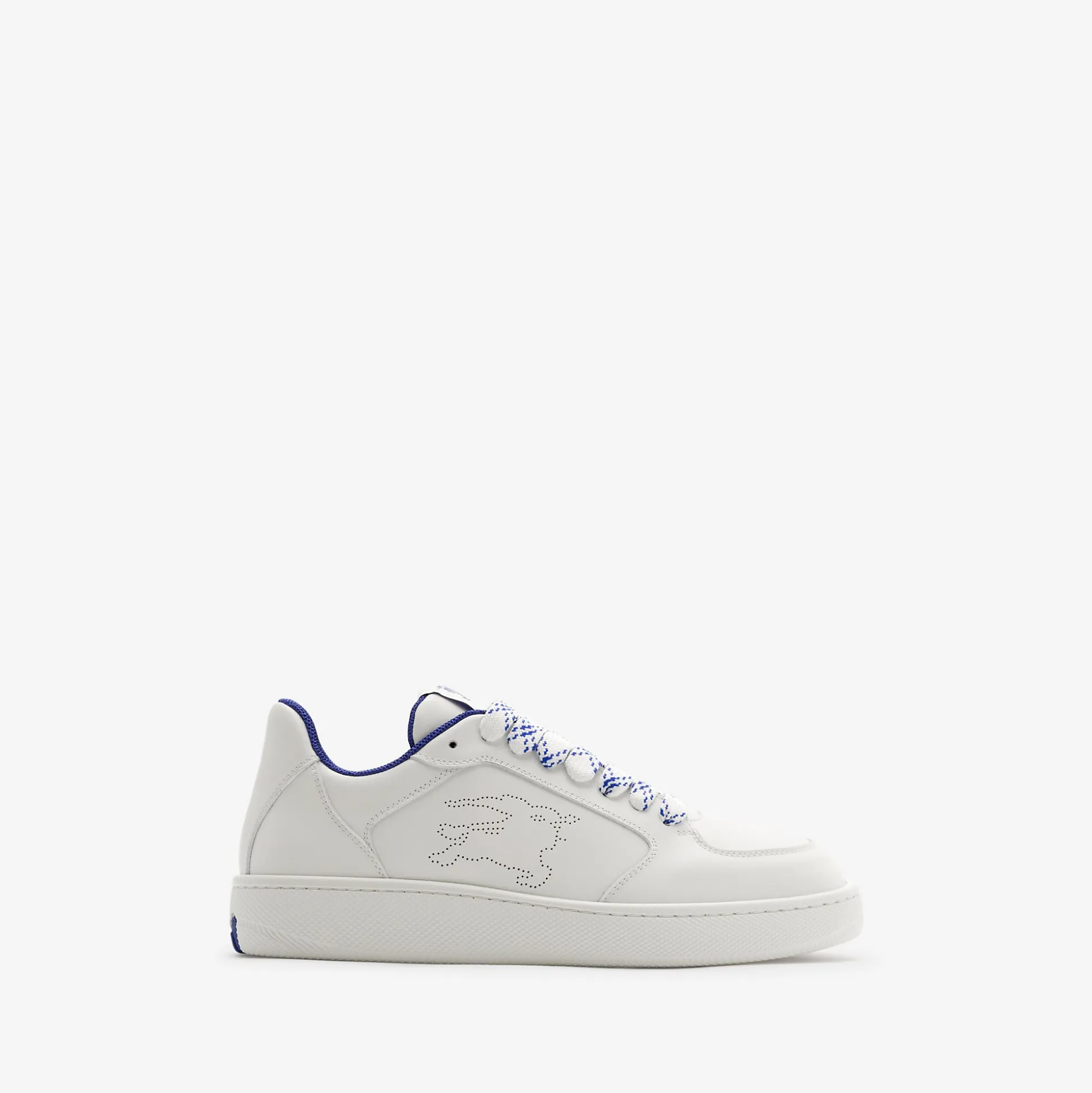 Online Burberry Leather Stock Sneakers White