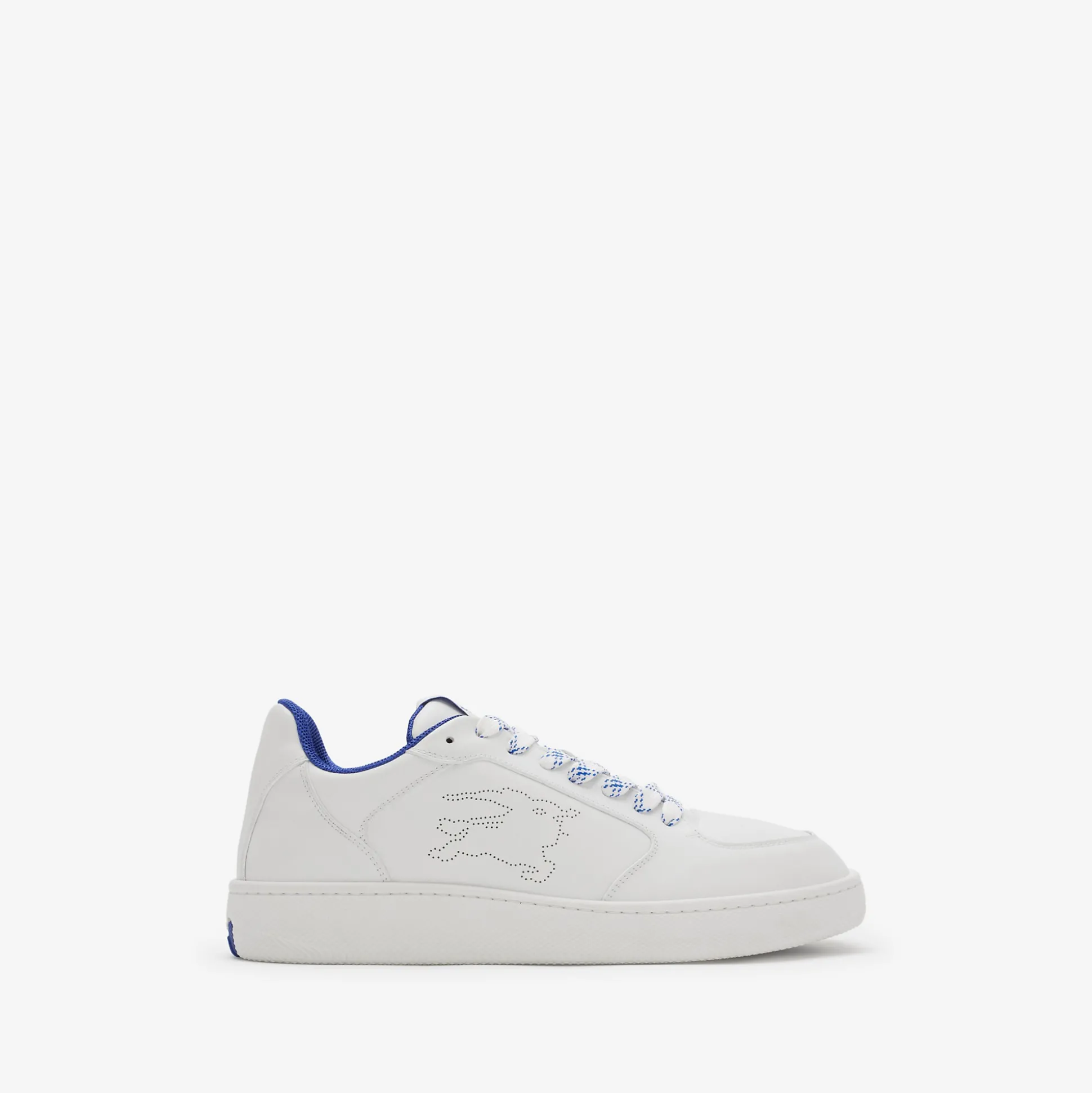 Online Burberry Leather Stock Sneakers White