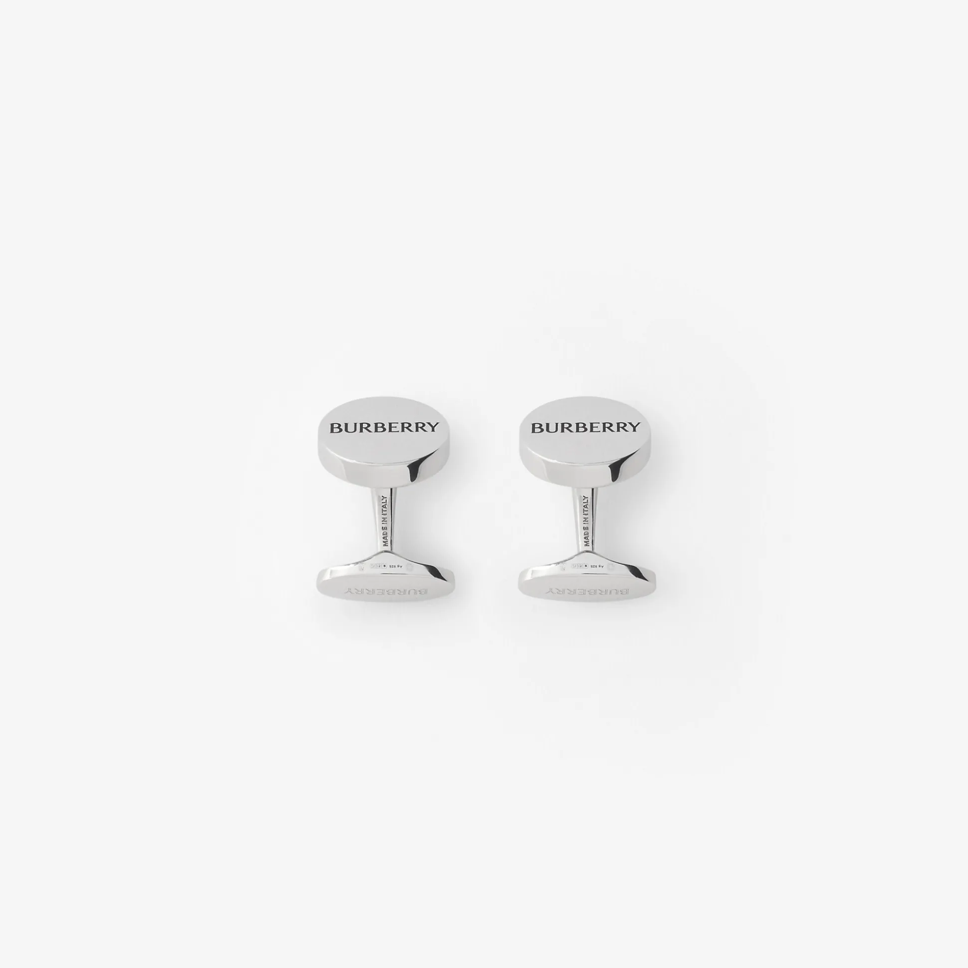 Cheap Burberry Logo Cufflinks Silver