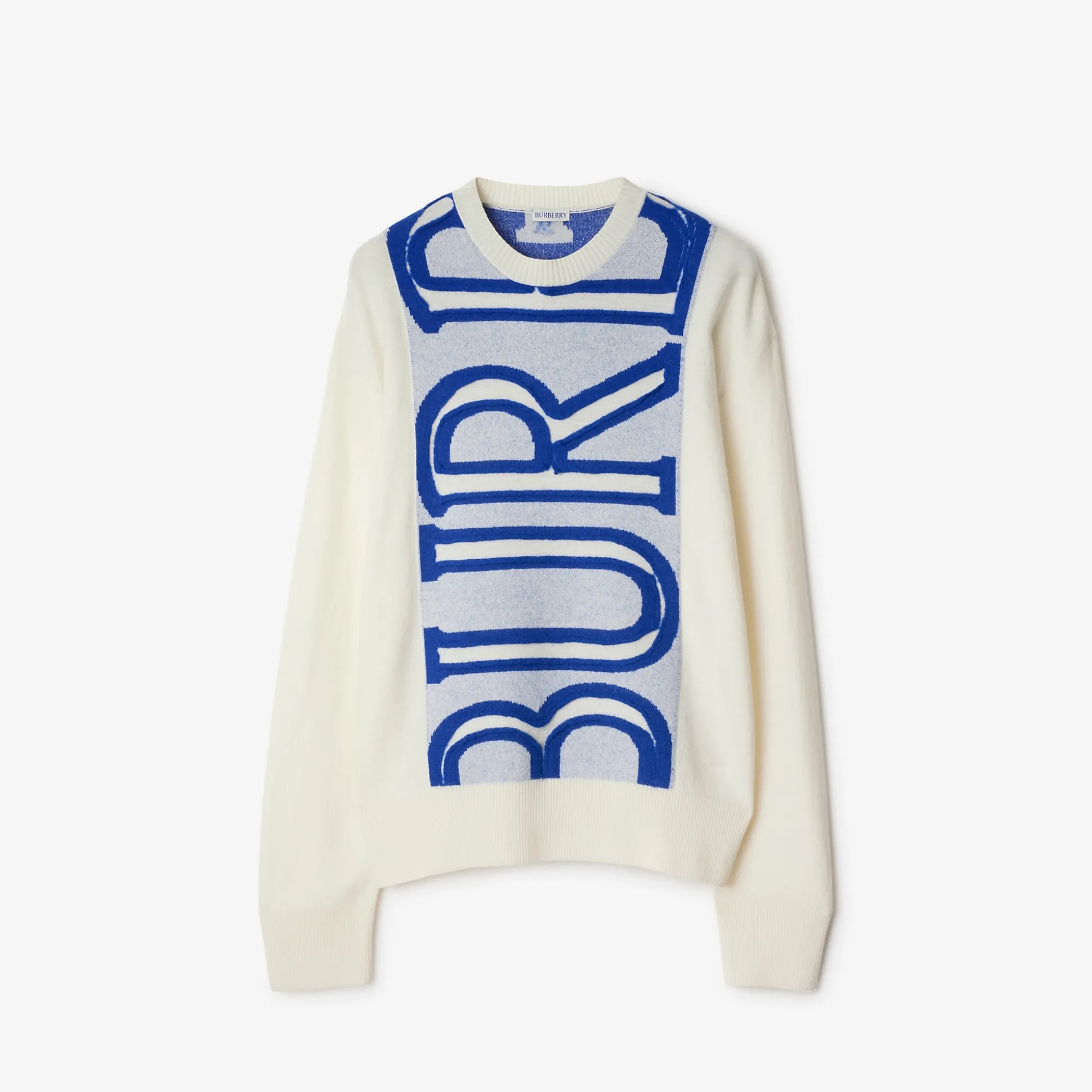 Sale Burberry Logo Wool Sweater String