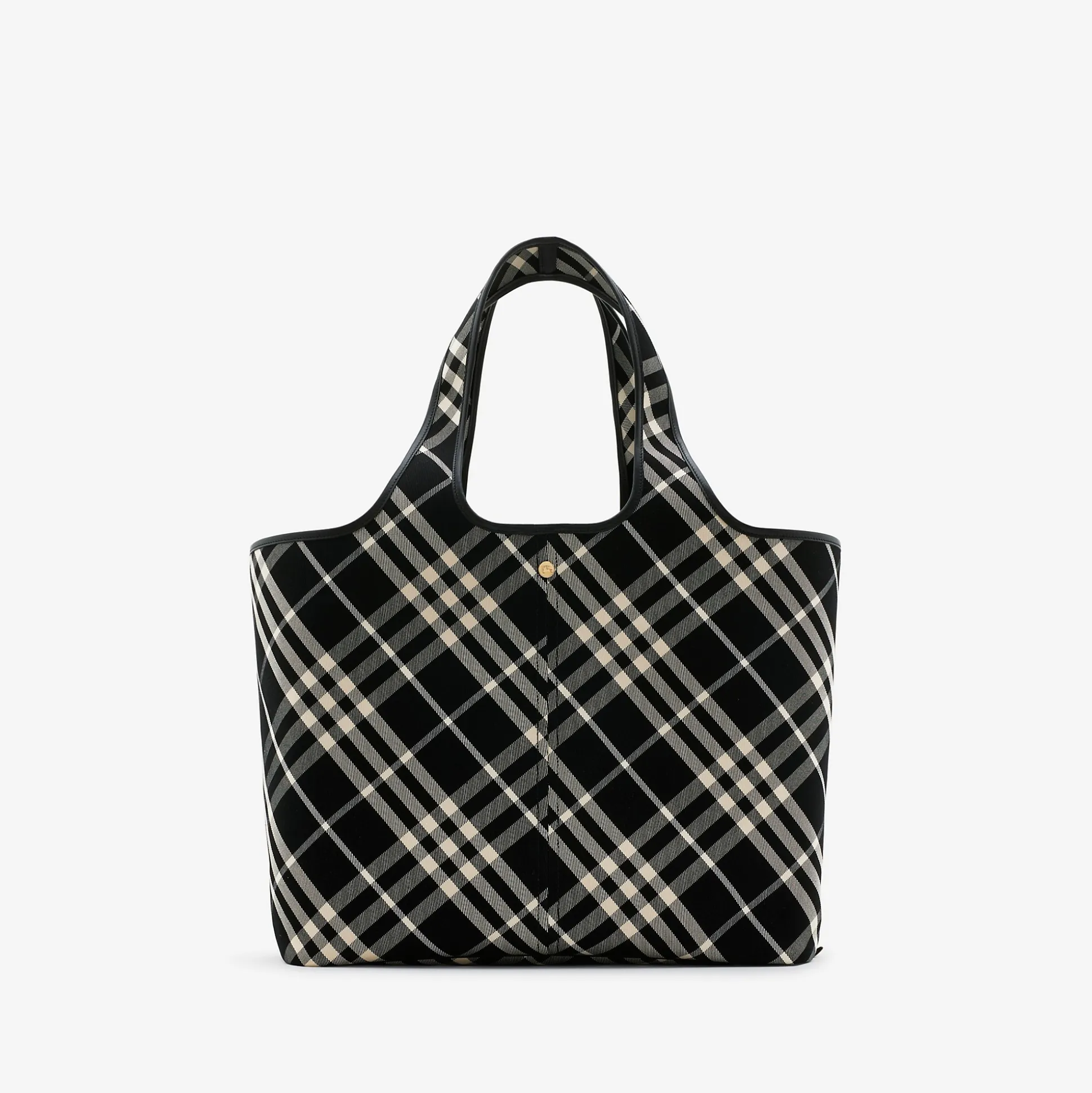 Cheap Burberry Medium Check Tote Black/calico