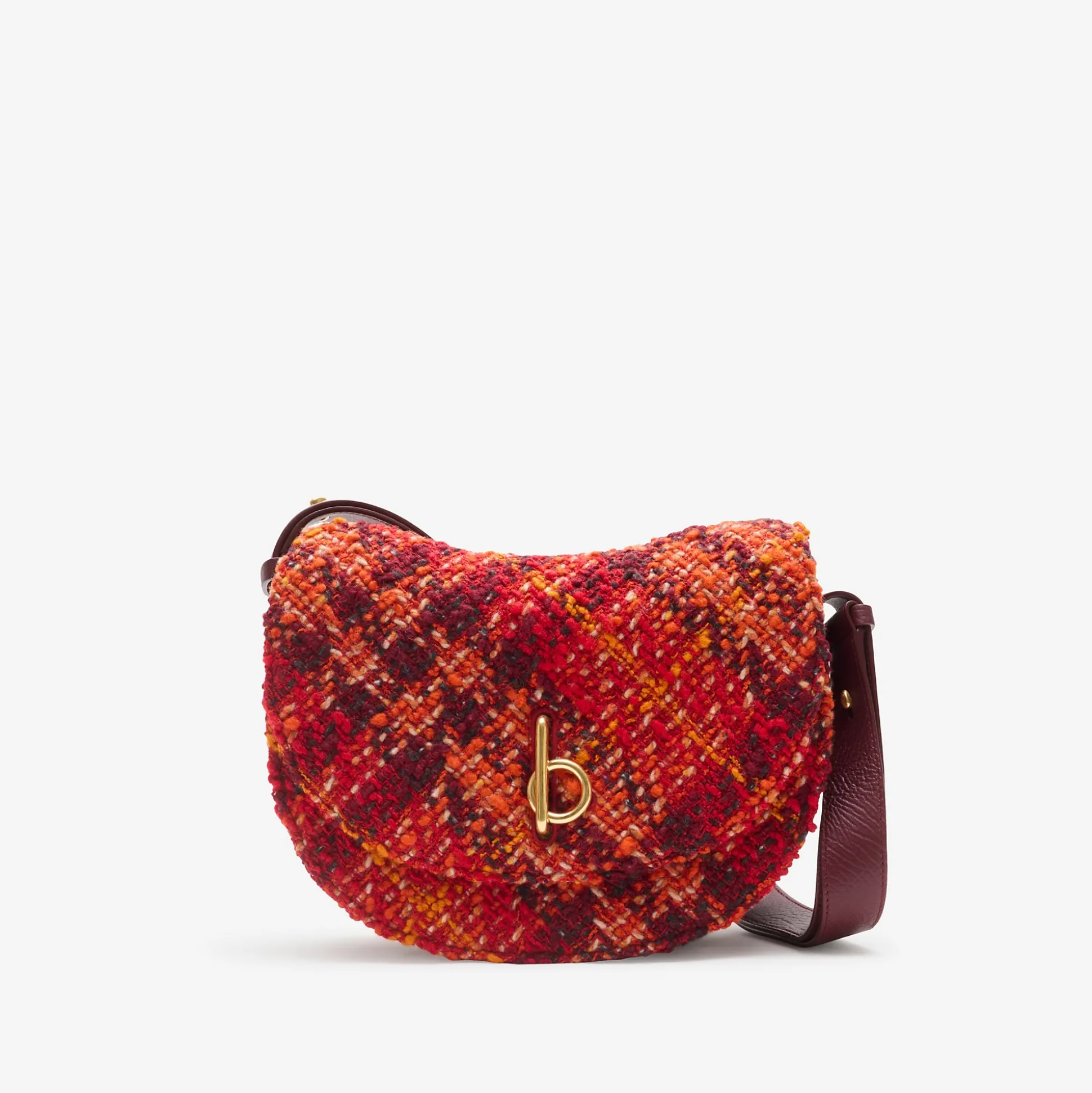 Clearance Burberry Medium Rocking Horse Bag Red/black