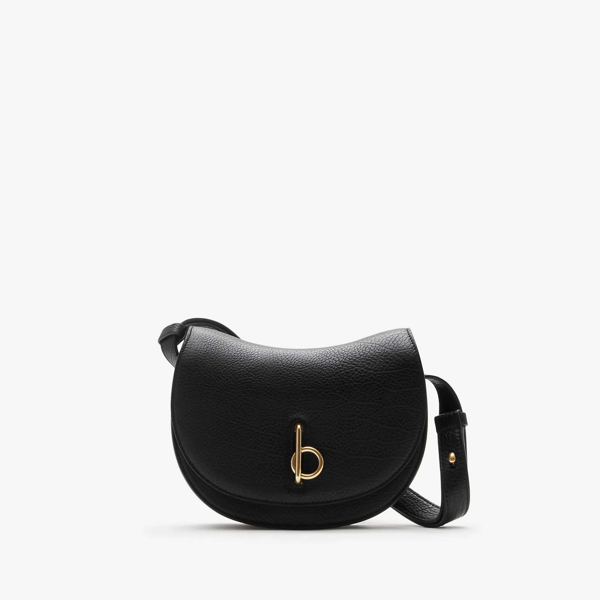 Shop Burberry Mini Rocking Horse Bag Black