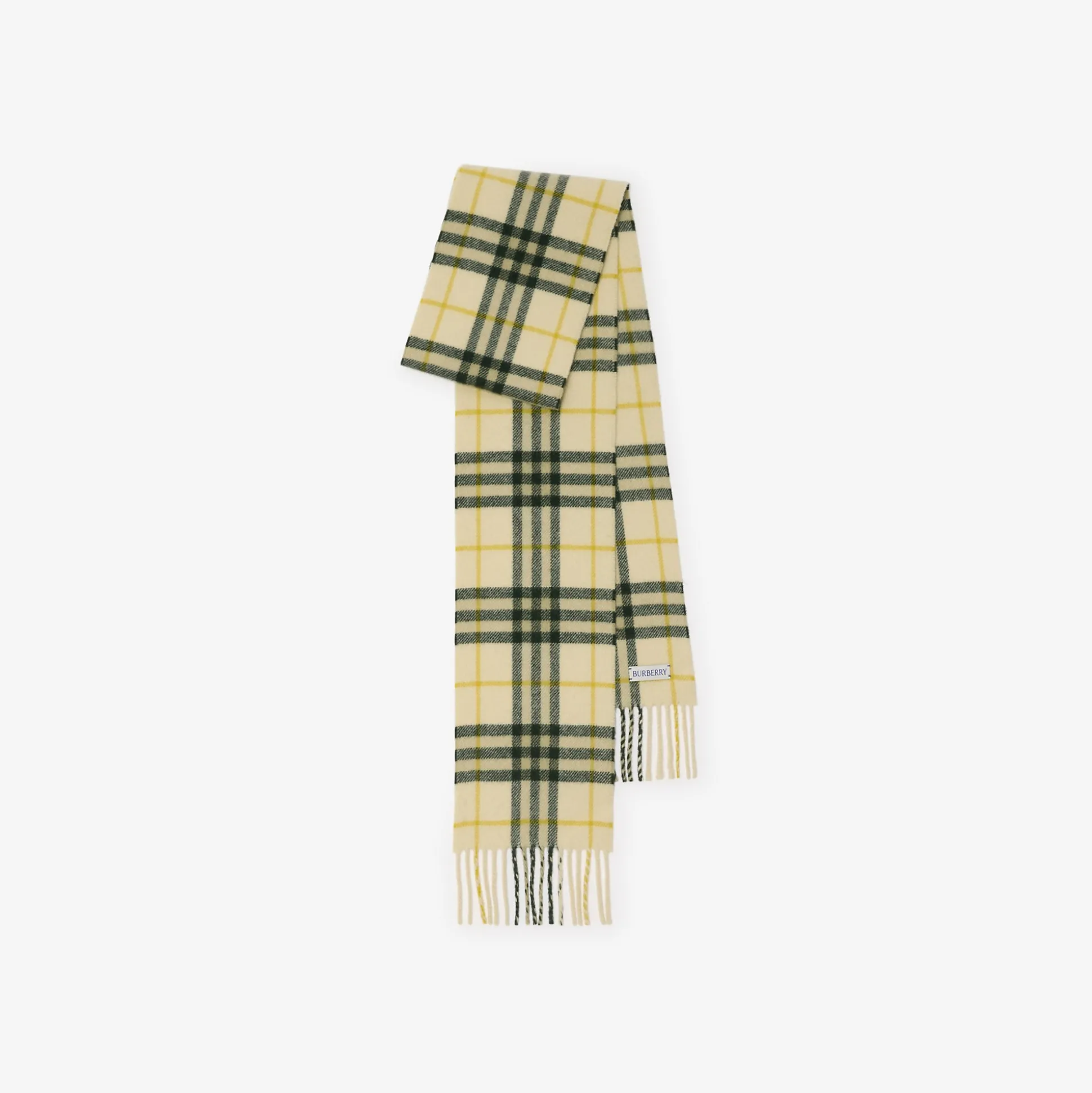 Store Burberry Narrow Check Cashmere Scarf Candle