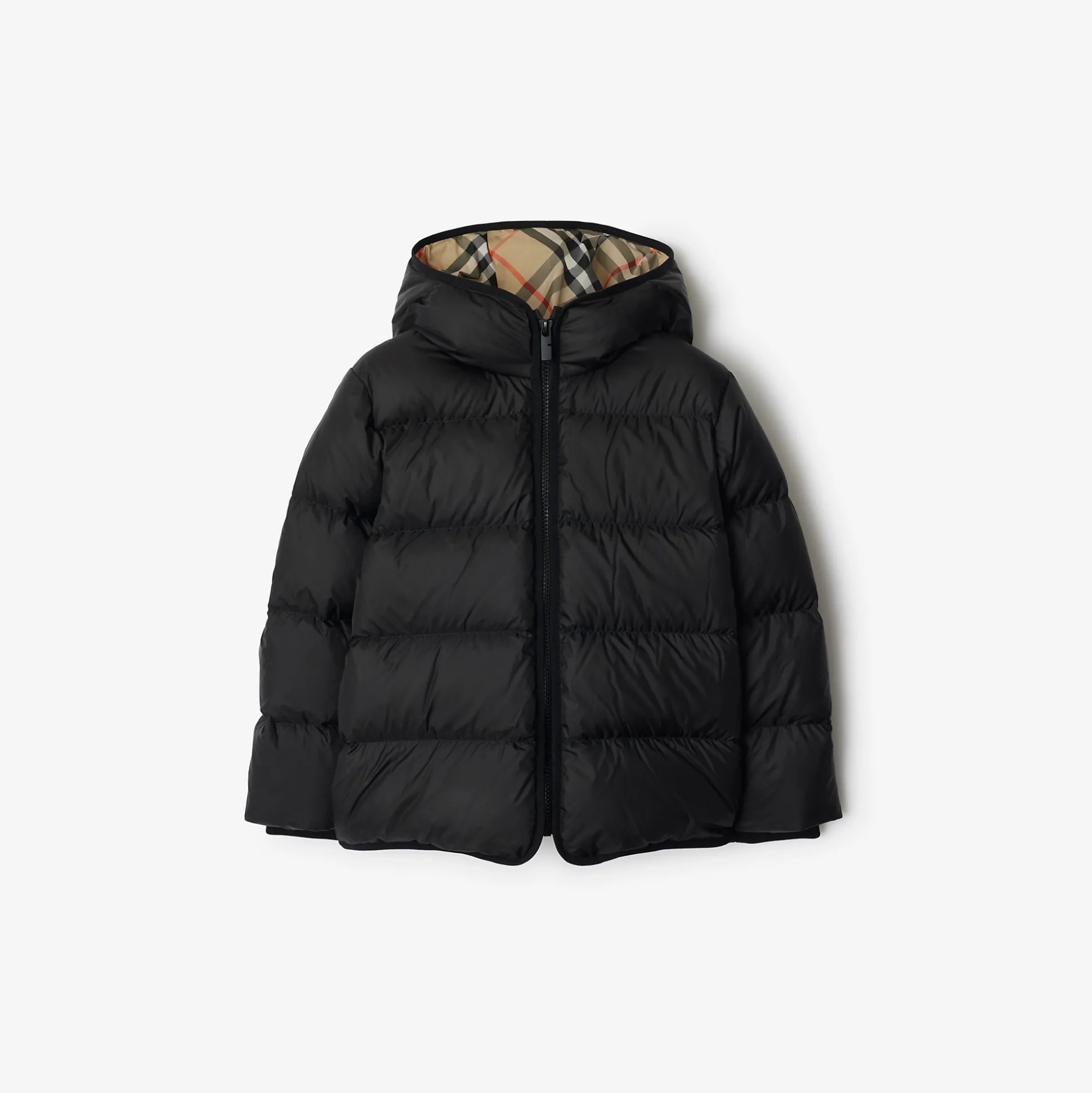 Cheap Burberry Nylon Puffer Coat Black