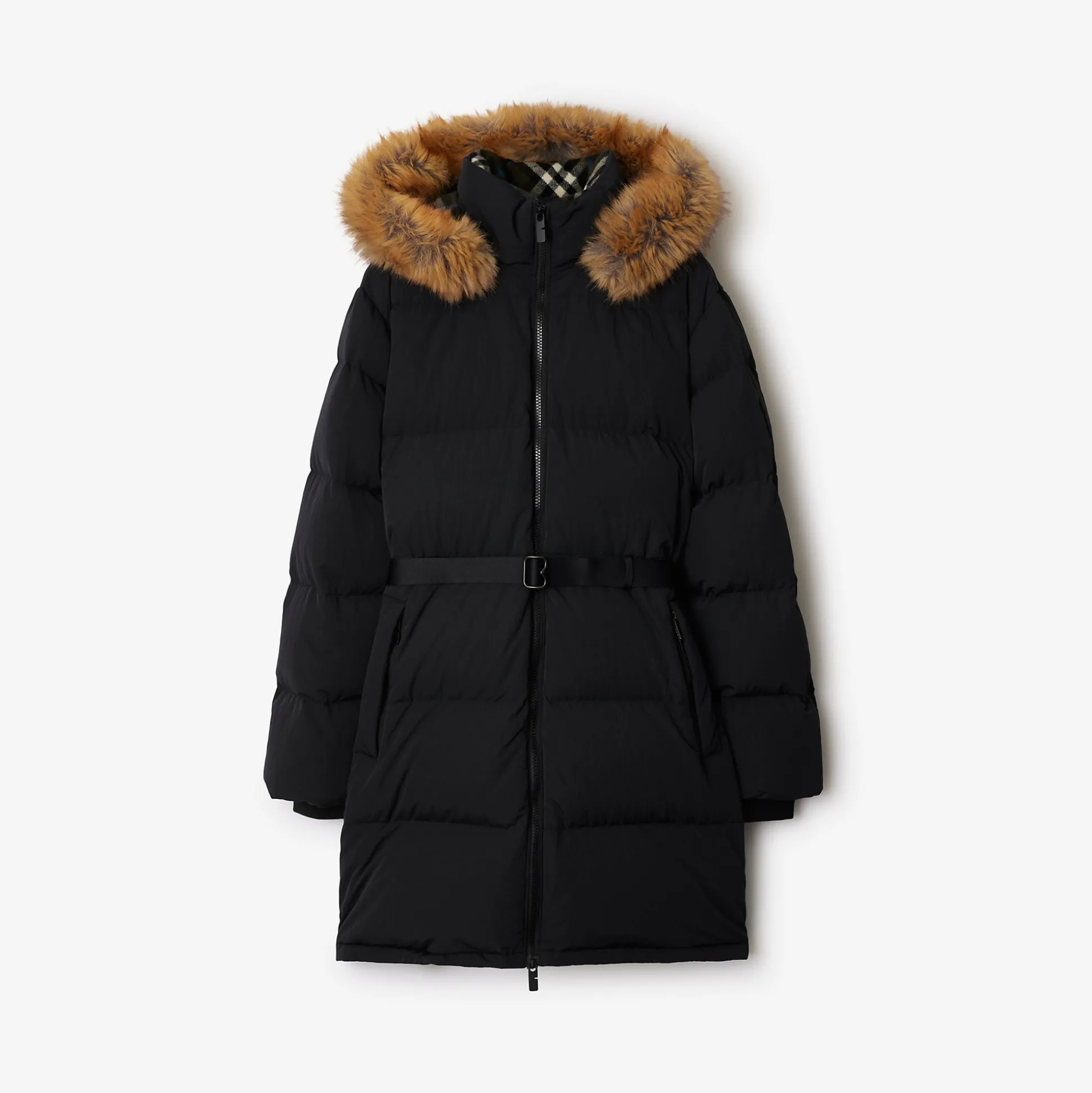 Outlet Burberry Nylon Puffer Coat Black/snug