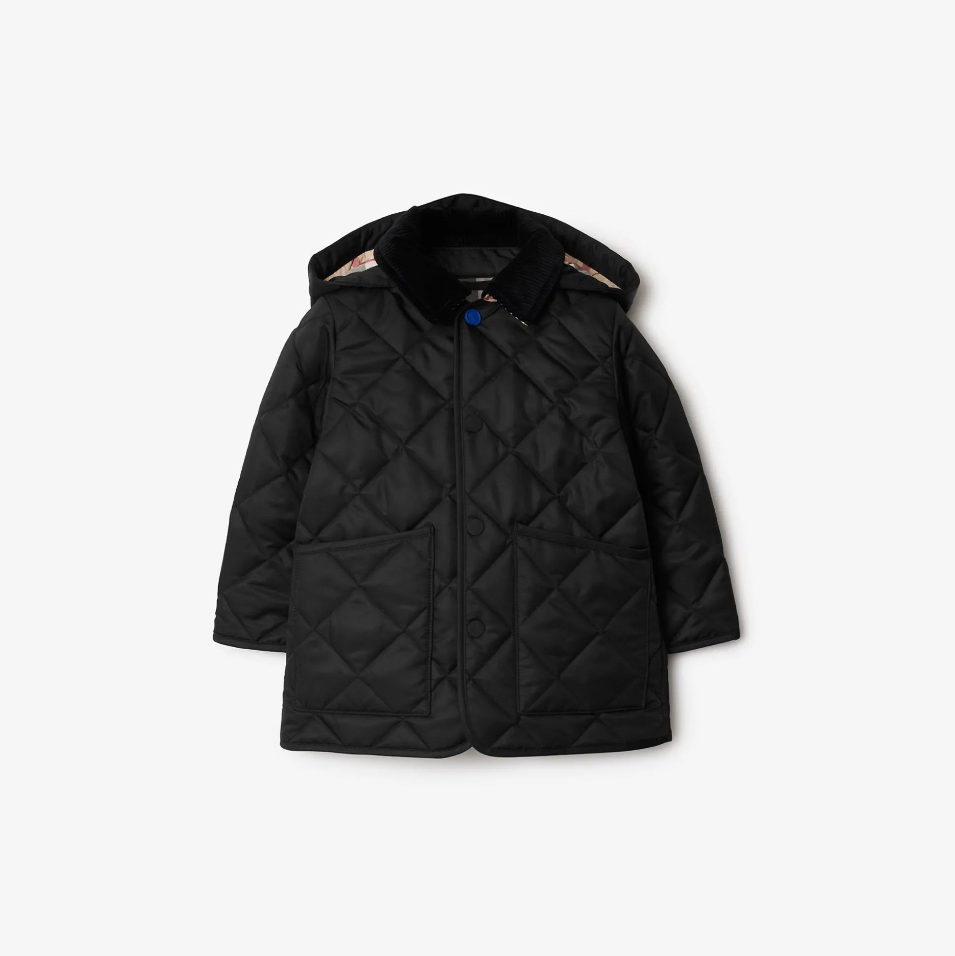 Best Sale Burberry Quilted Coat Black