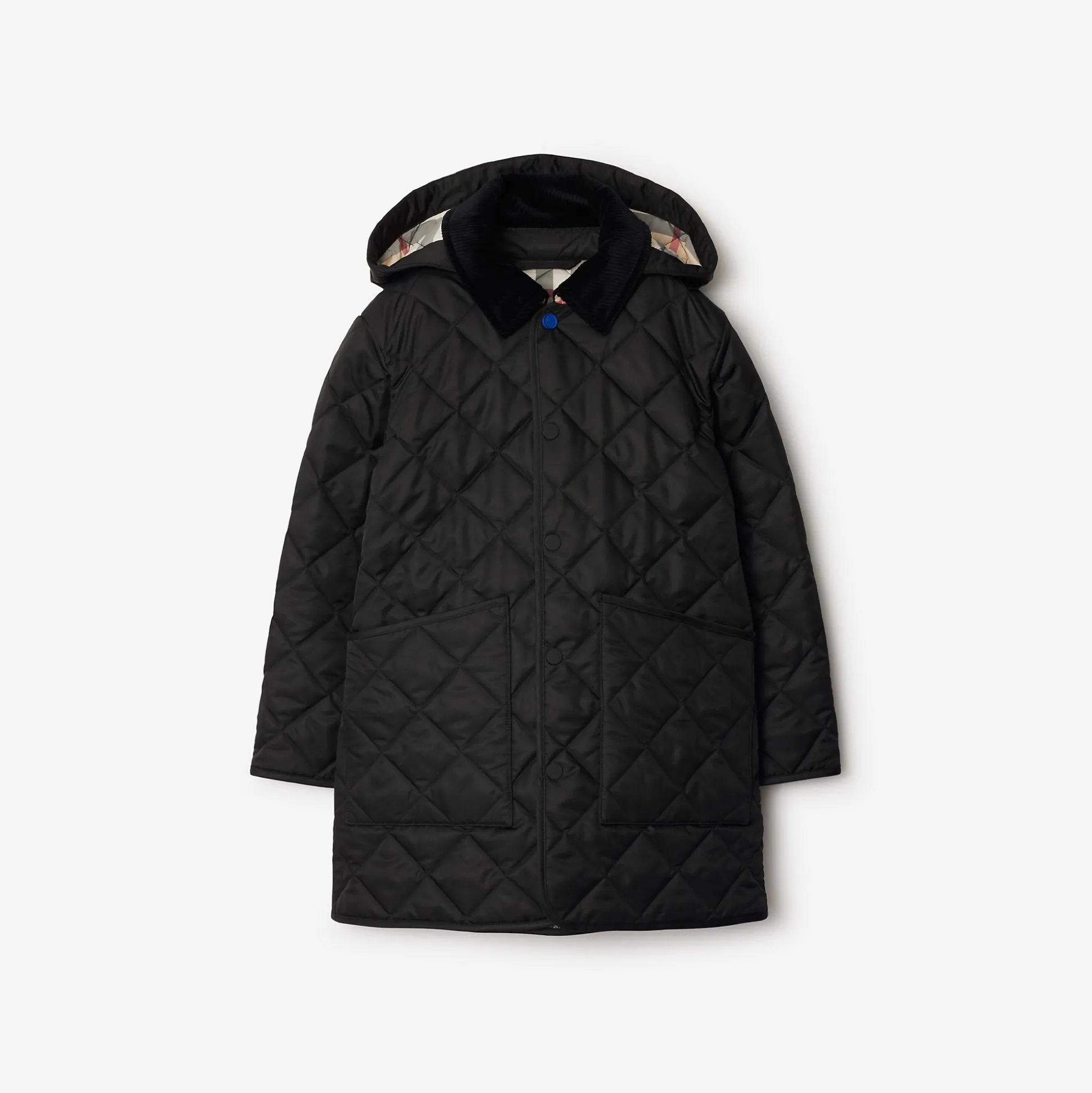 Best Sale Burberry Quilted Coat Black