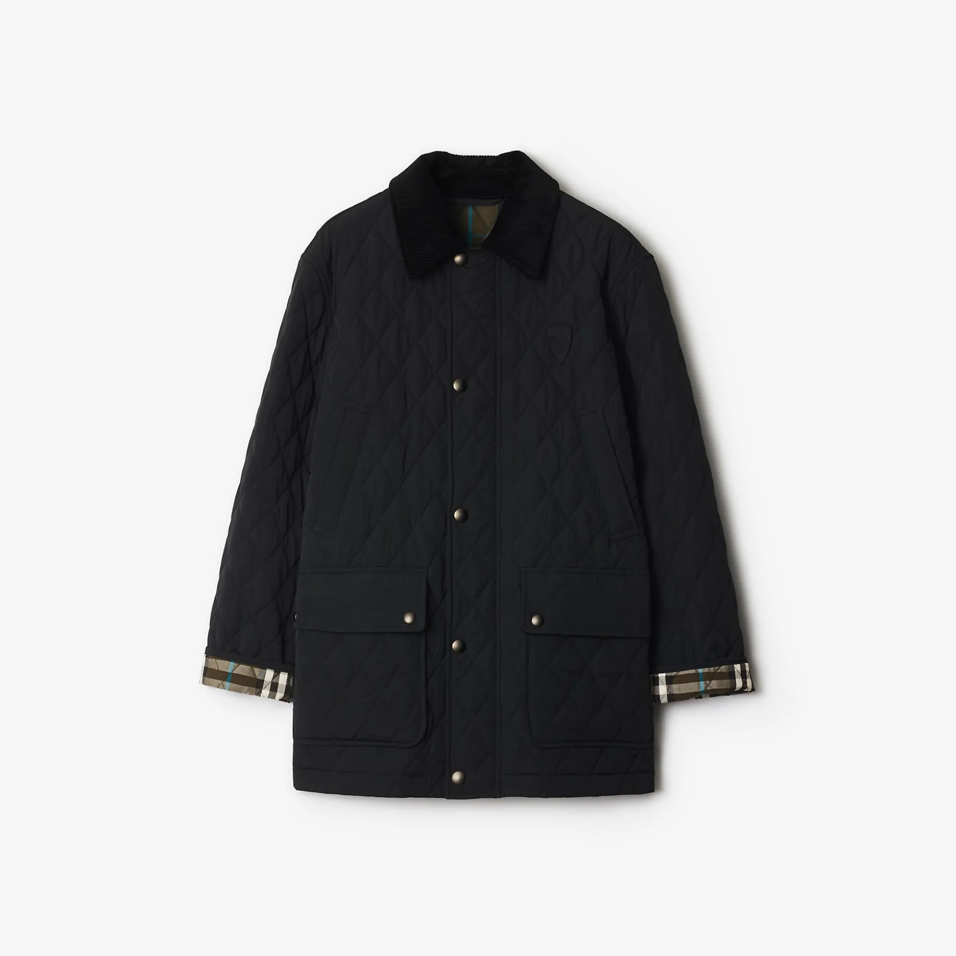 Hot Burberry Quilted Nylon Barn Jacket Black/snug