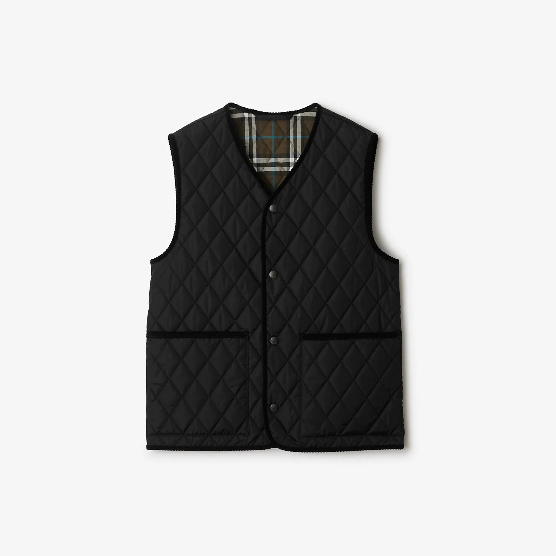 Flash Sale Burberry Quilted Nylon Tiverton Gilet Black