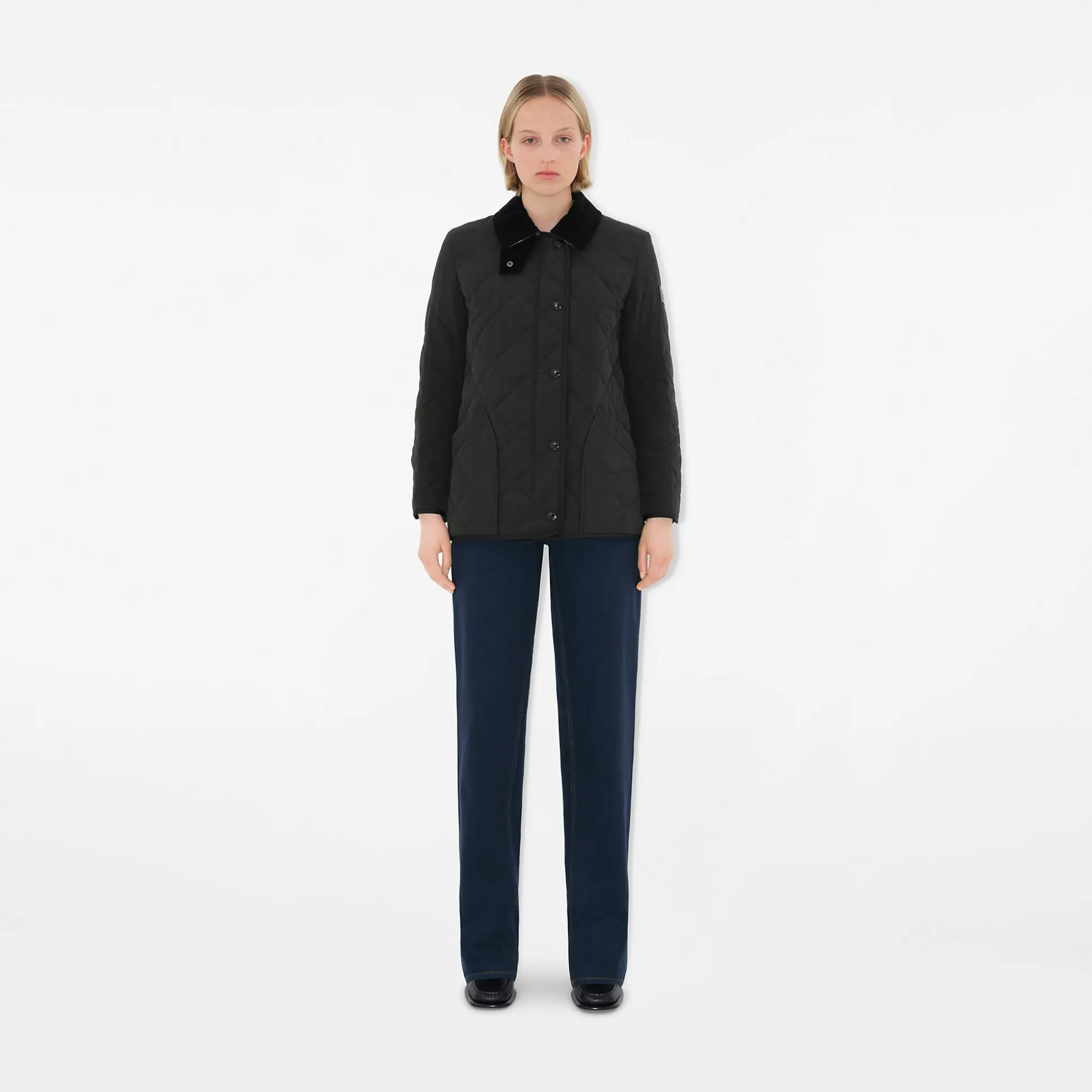 Cheap Burberry Quilted Thermoregulated Barn Jacket Black