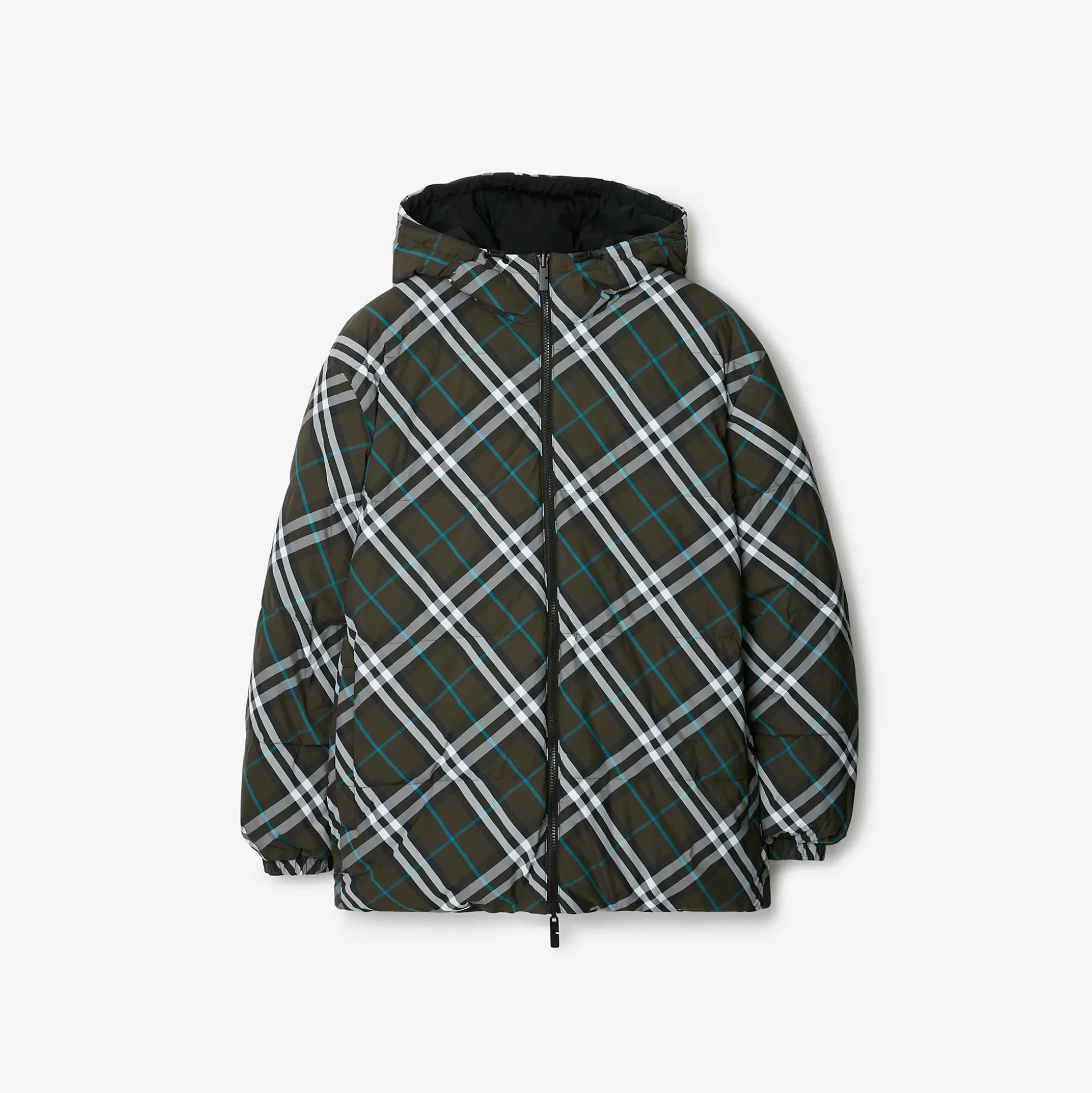 Flash Sale Burberry Reversible Check Nylon Snowdonia Puffer Jacket Snug