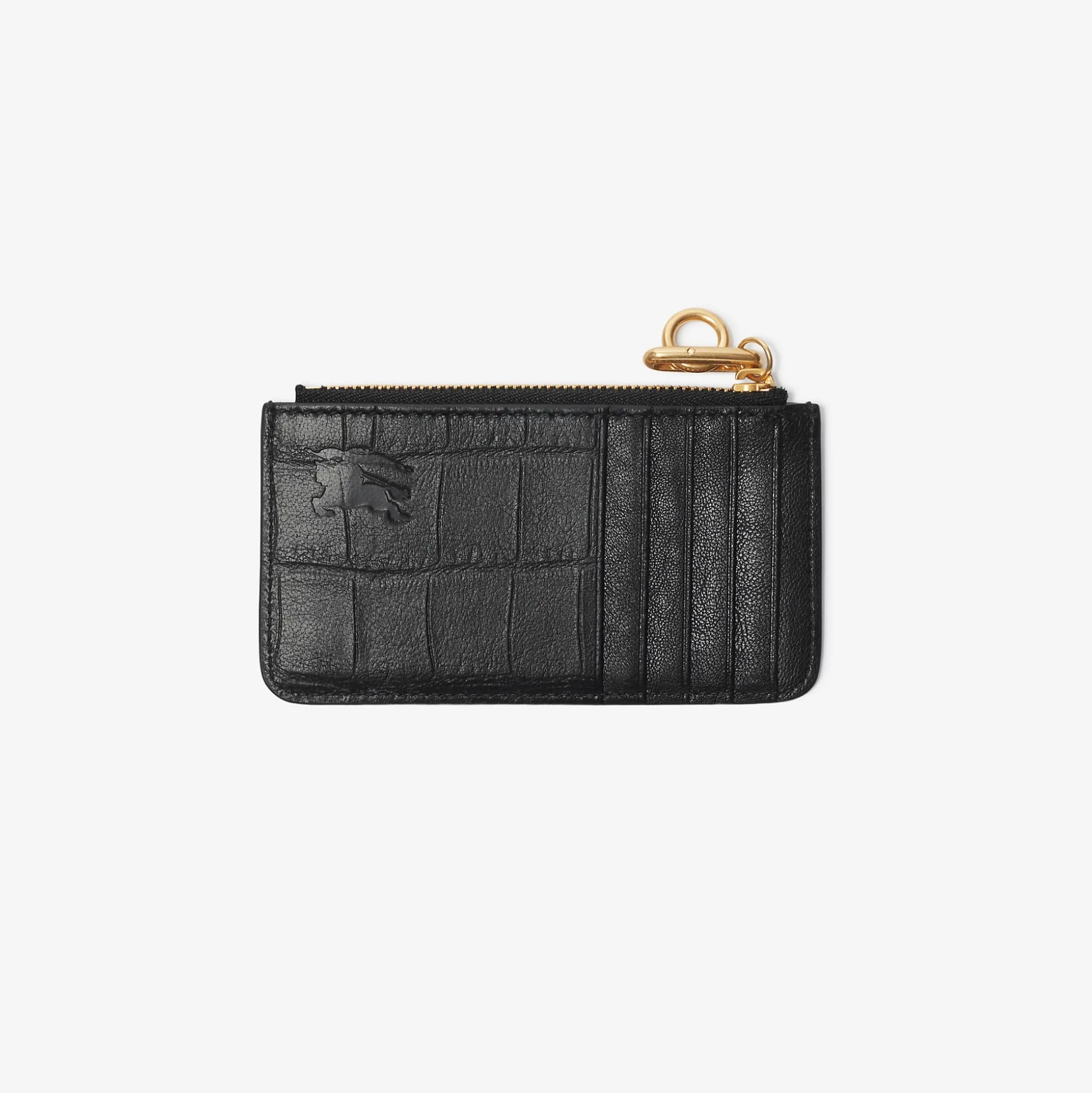 Cheap Burberry Rocking Horse Zip Card Case​ Black